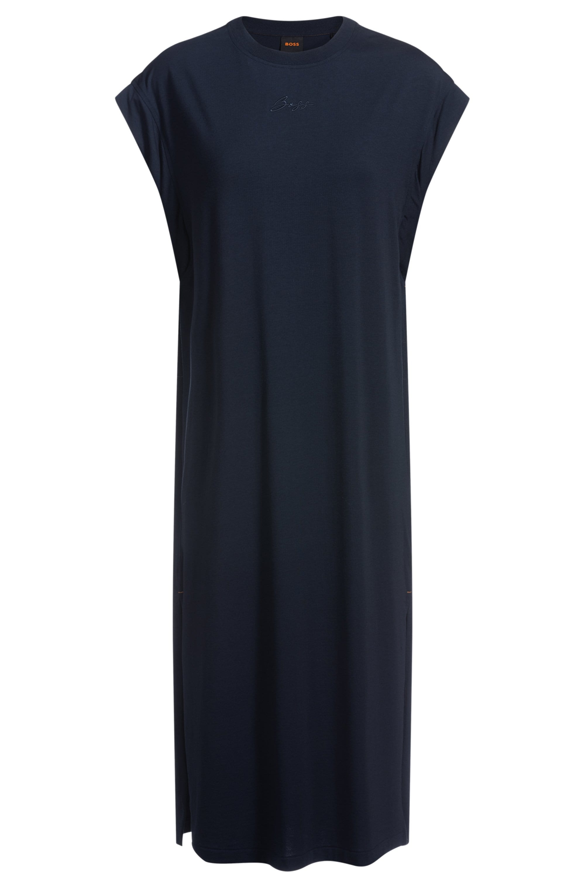 BOSS ORANGE Jerseykleid »C_Edress_5«, mit Schlitzen, Logoschriftzug