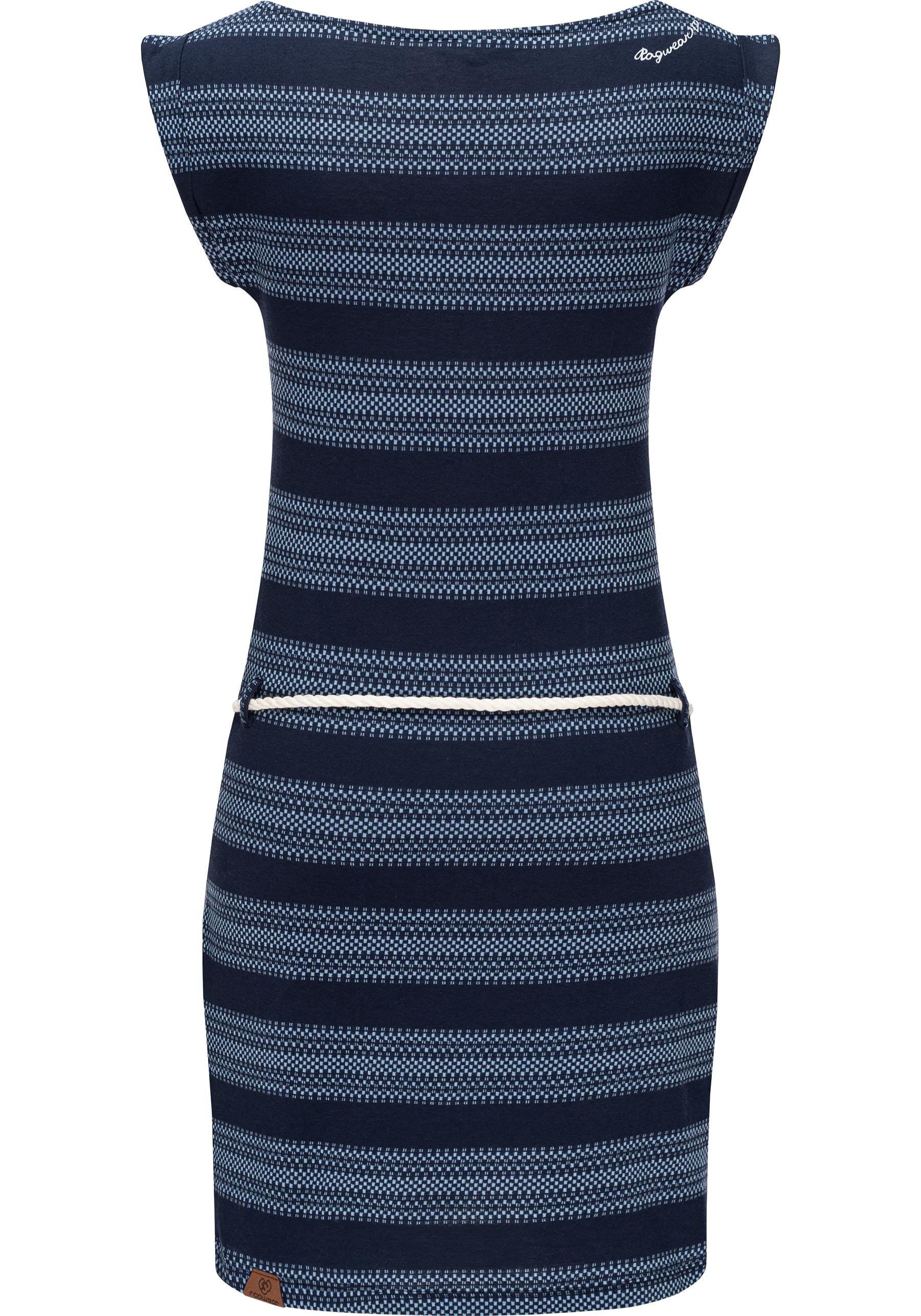 Ragwear Sommerkleid »Tag Blockstripes Intl.«, leichtes Jersey Kleid mit Streifen-Muster