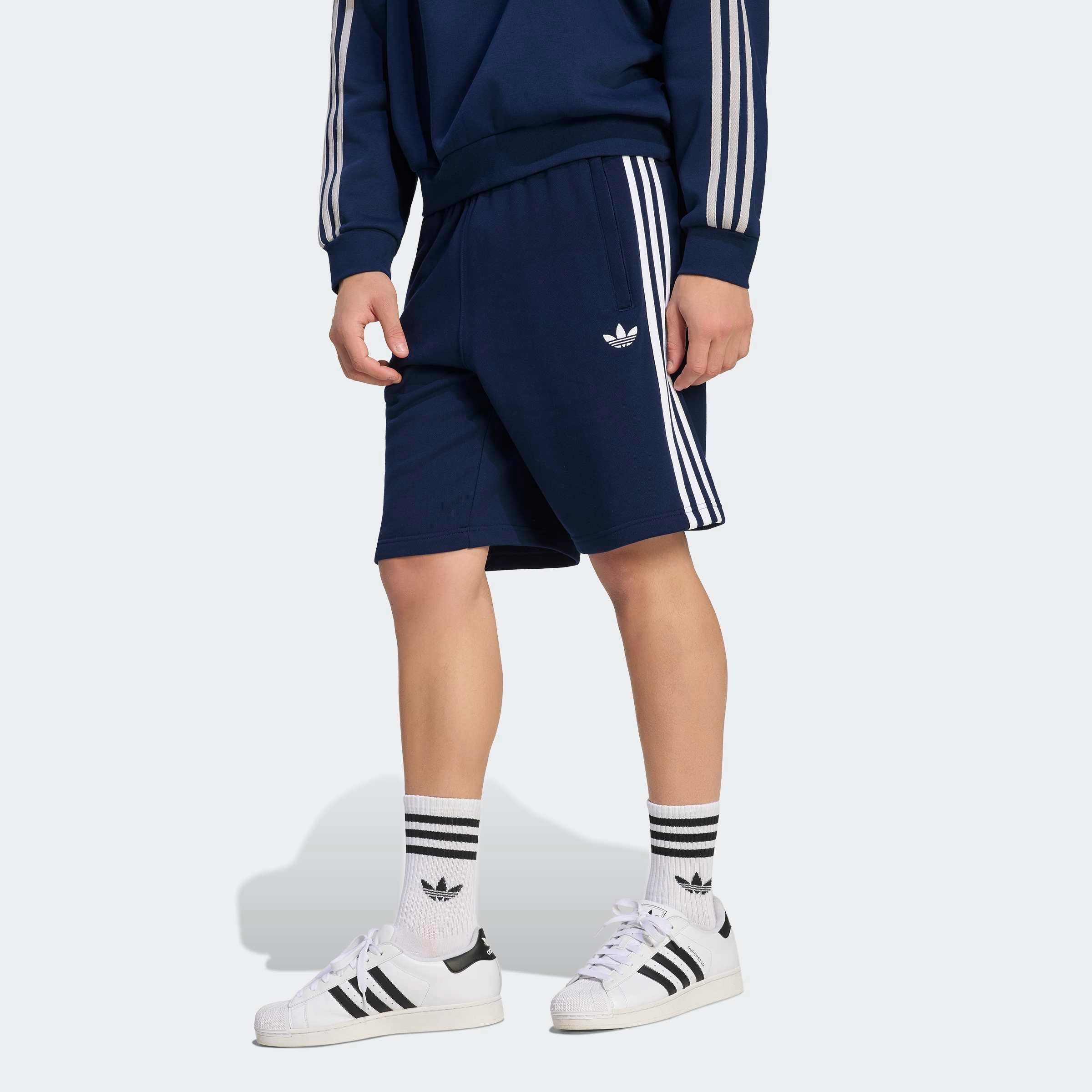 adidas Originals "3S SHO" sportlicher Stil, für Straße und Zuhause, aus weichem French Terry