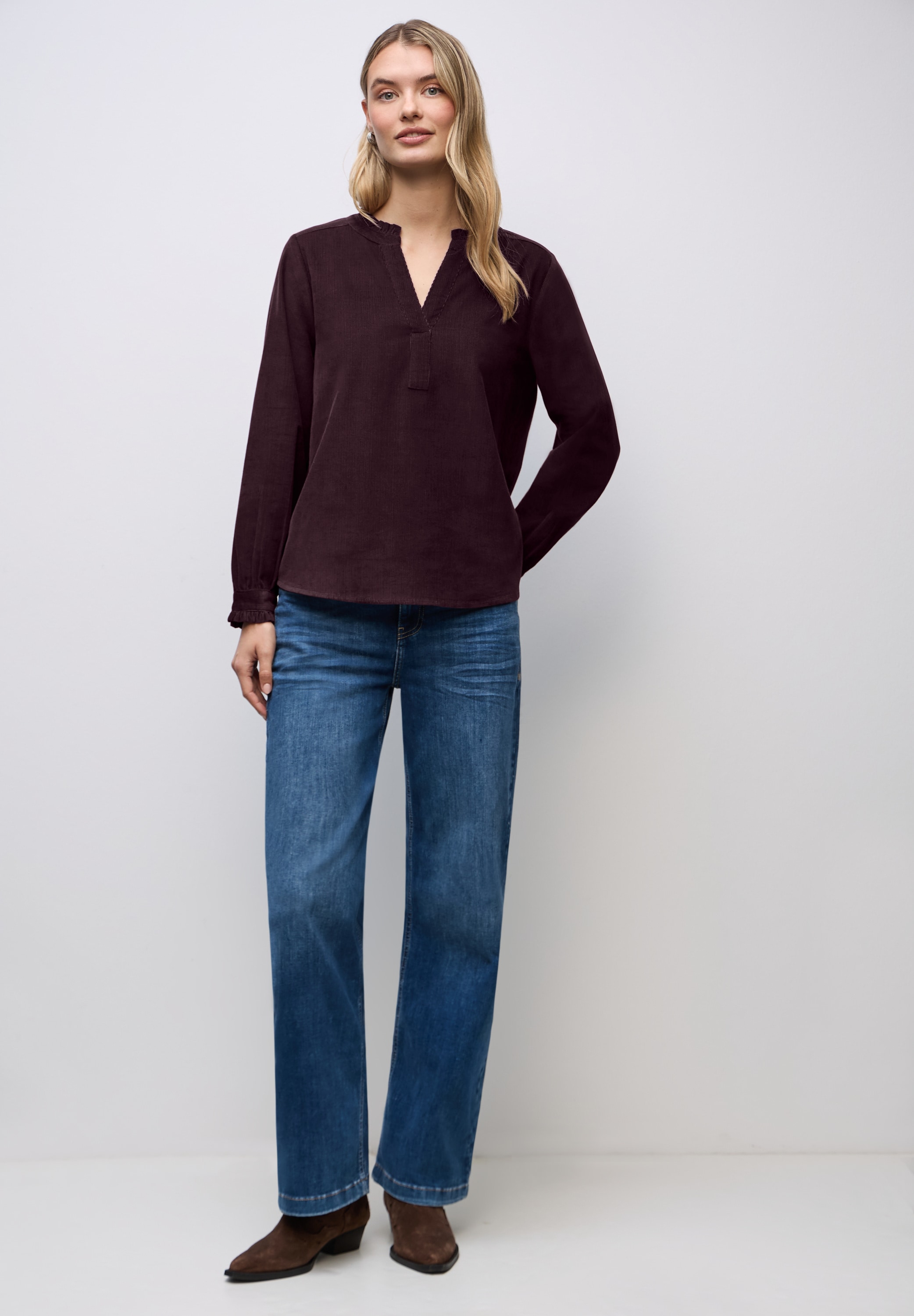 STREET ONE Langarmbluse im Tunika-Style