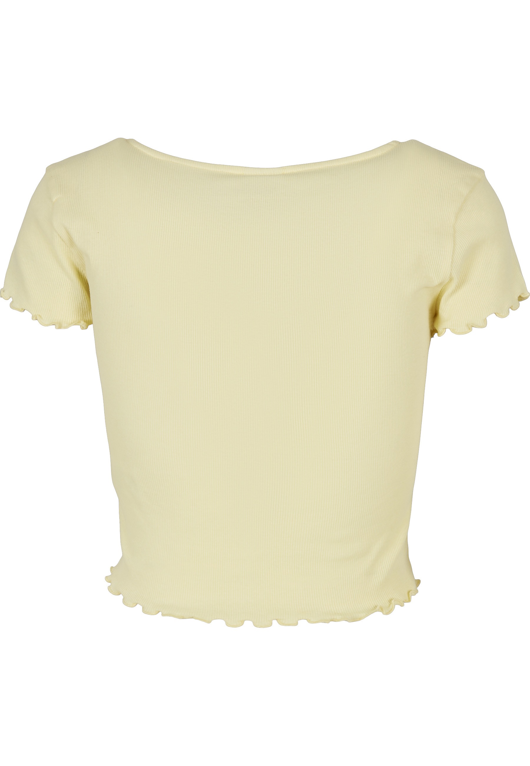 URBAN CLASSICS Kurzarmshirt "Urban Classics Damen Ladies Cropped Button Up günstig online kaufen