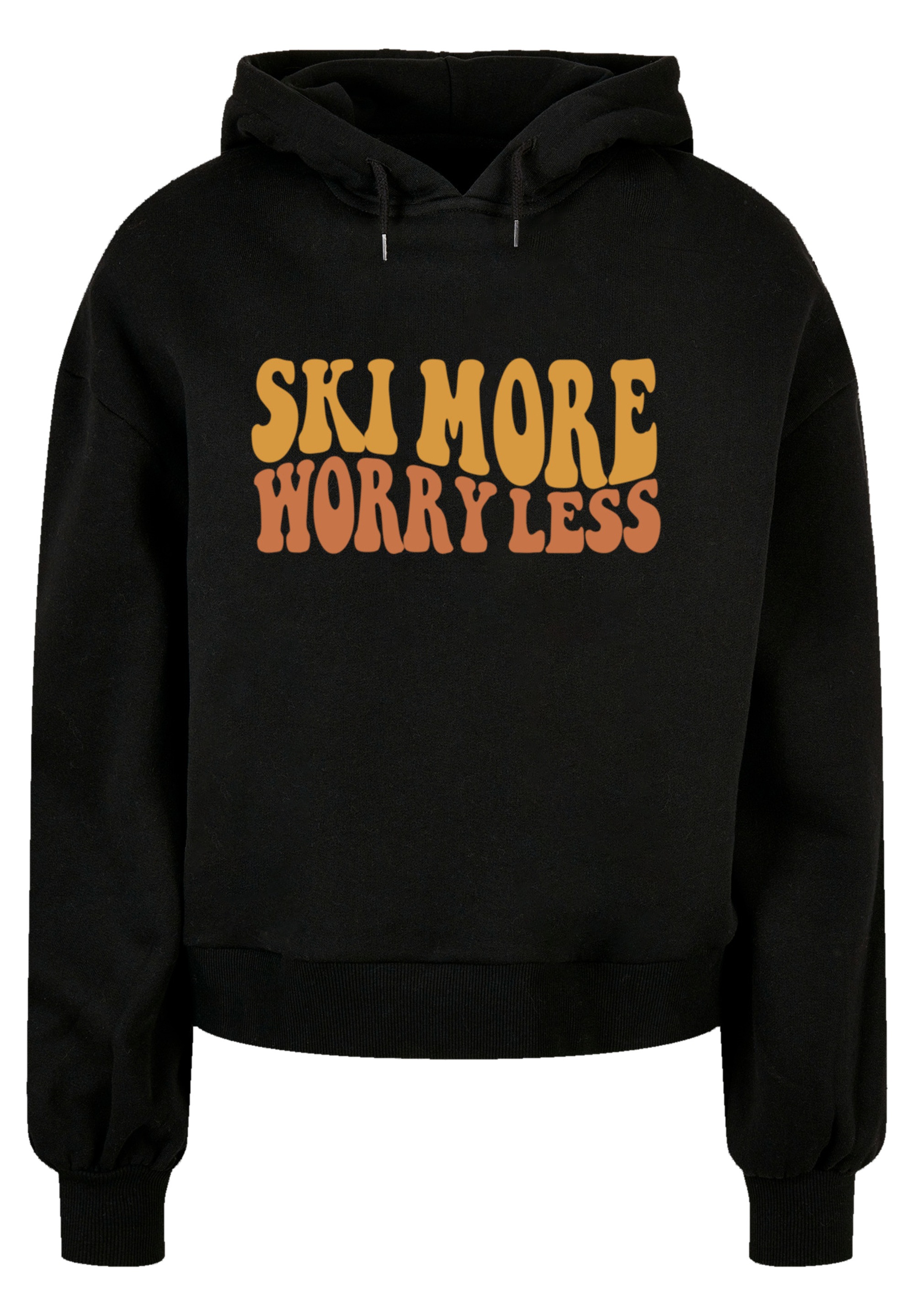 F4NT4STIC Sweatshirt »Ski More Worry Less«, Premium Qualität