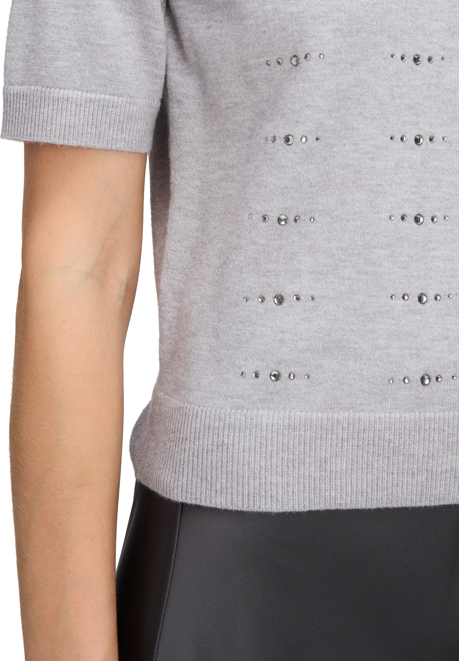 Betty Barclay Kurzarmshirt »Betty Barclay Damen Feinstrickpullover mit Stehkragen«, (1 tlg.)