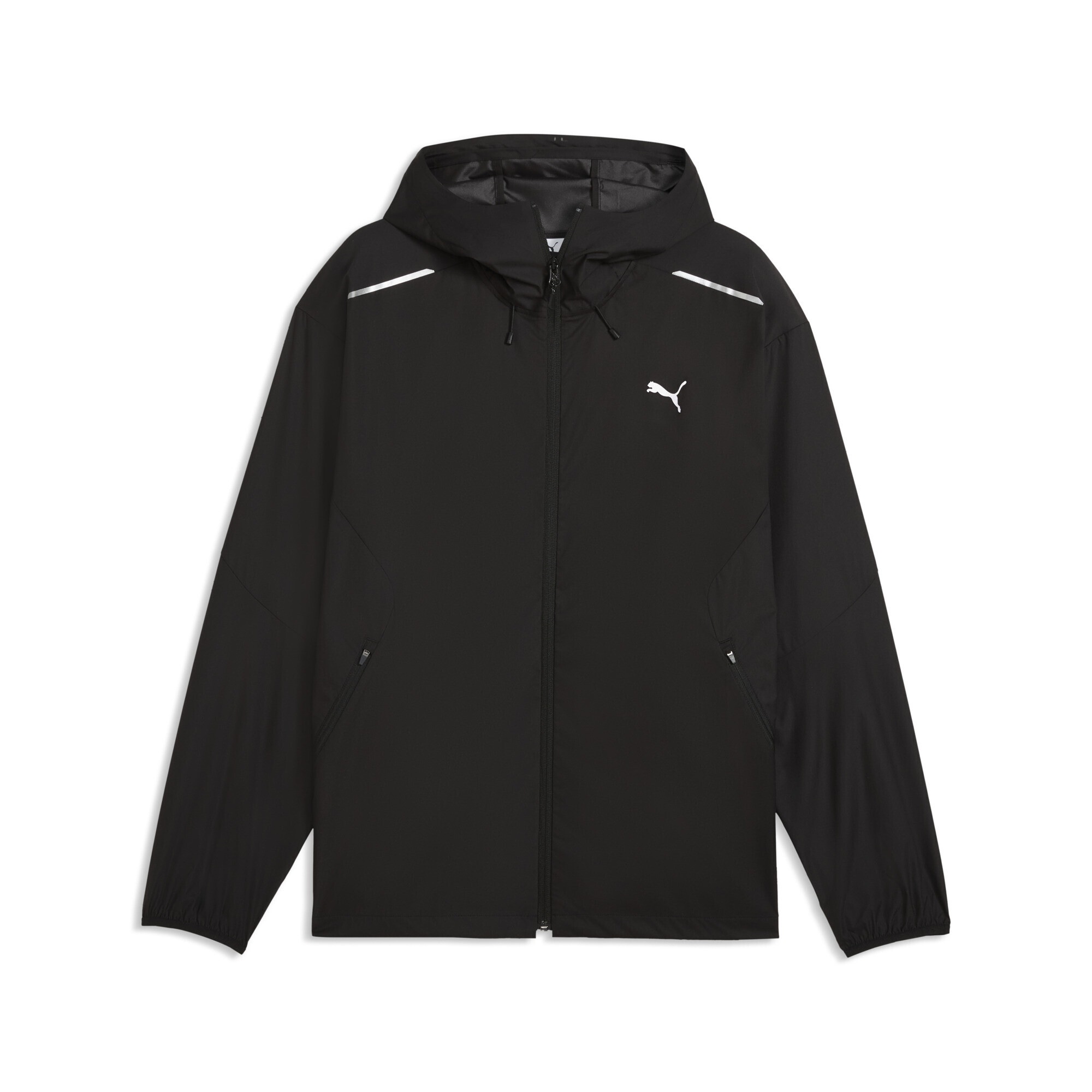 Trainingsjacke PUMA "PUMATECH Relaxed Trainingsjacke Herren", Herren, Gr. L, schwarz, Obermaterial: 100% Polyester; Seitentasche – Oben: 100% Polyester; Seitentasche – Unten: 100% Polyester, Jacken Trainingsjacke