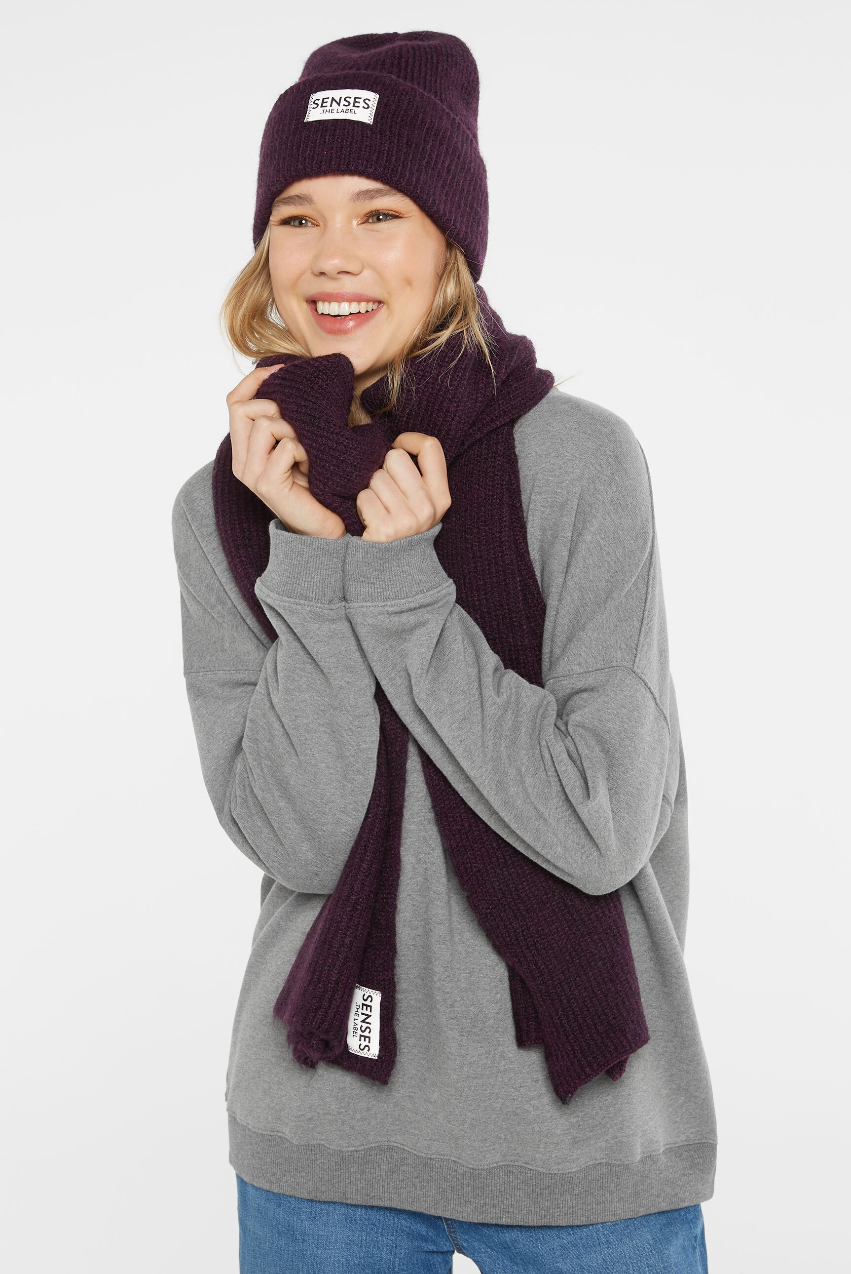 SENSES.THE LABEL Strickschal