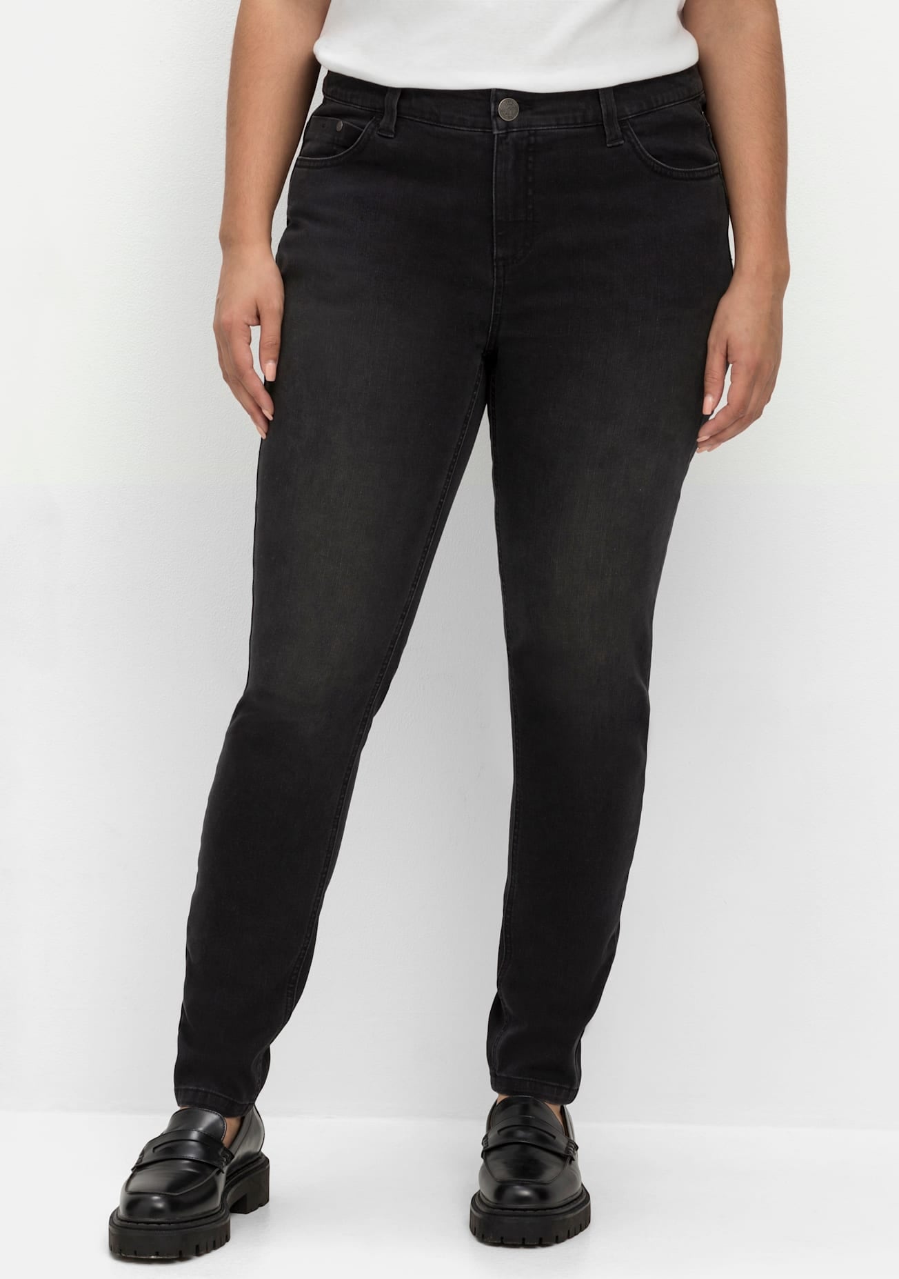 Sheego Bequeme Jeans 1 Stk. tlg. günstig online kaufen