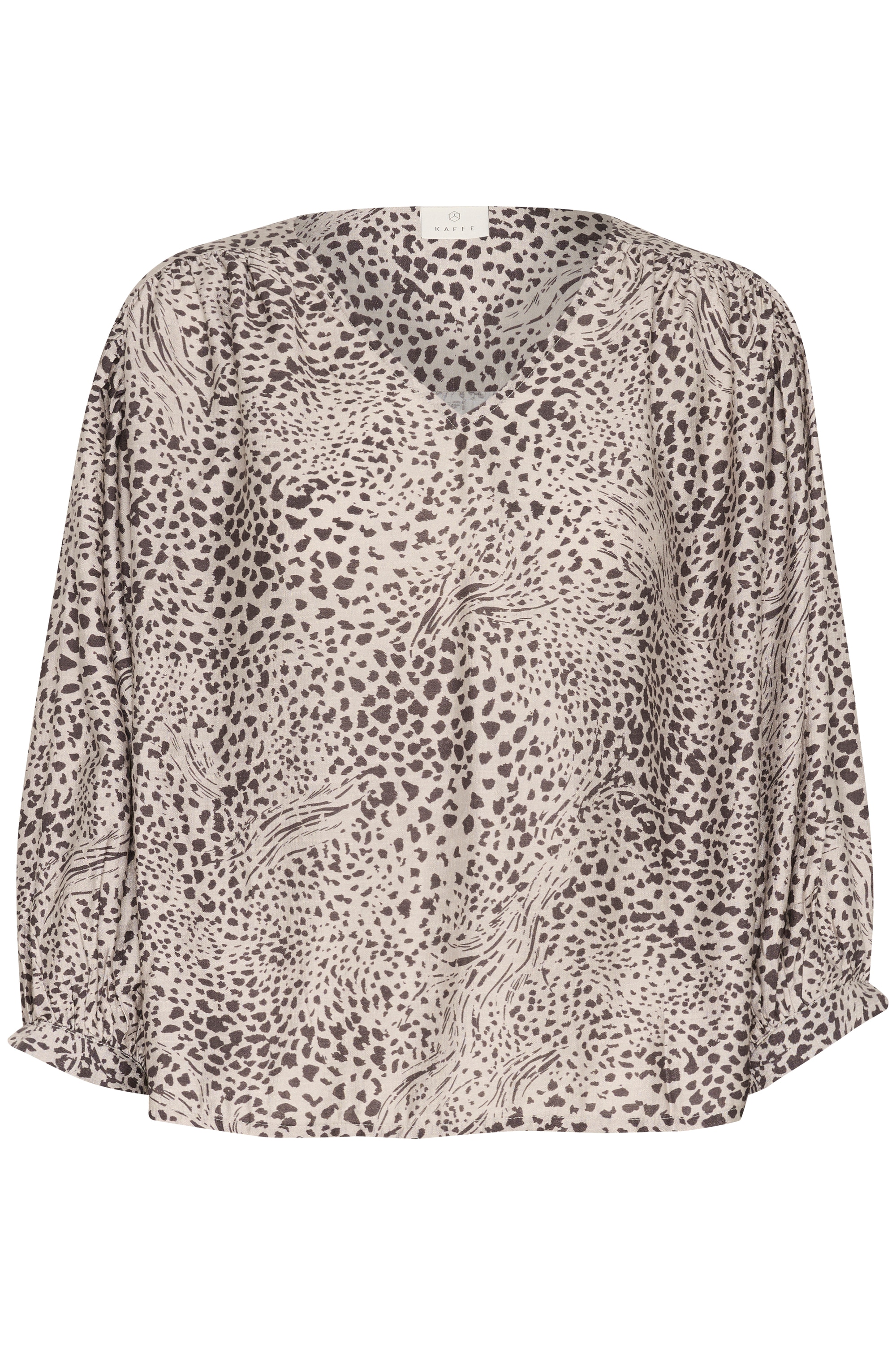 KAFFE Langarmbluse "Damen Bluse langarm KAdebra"