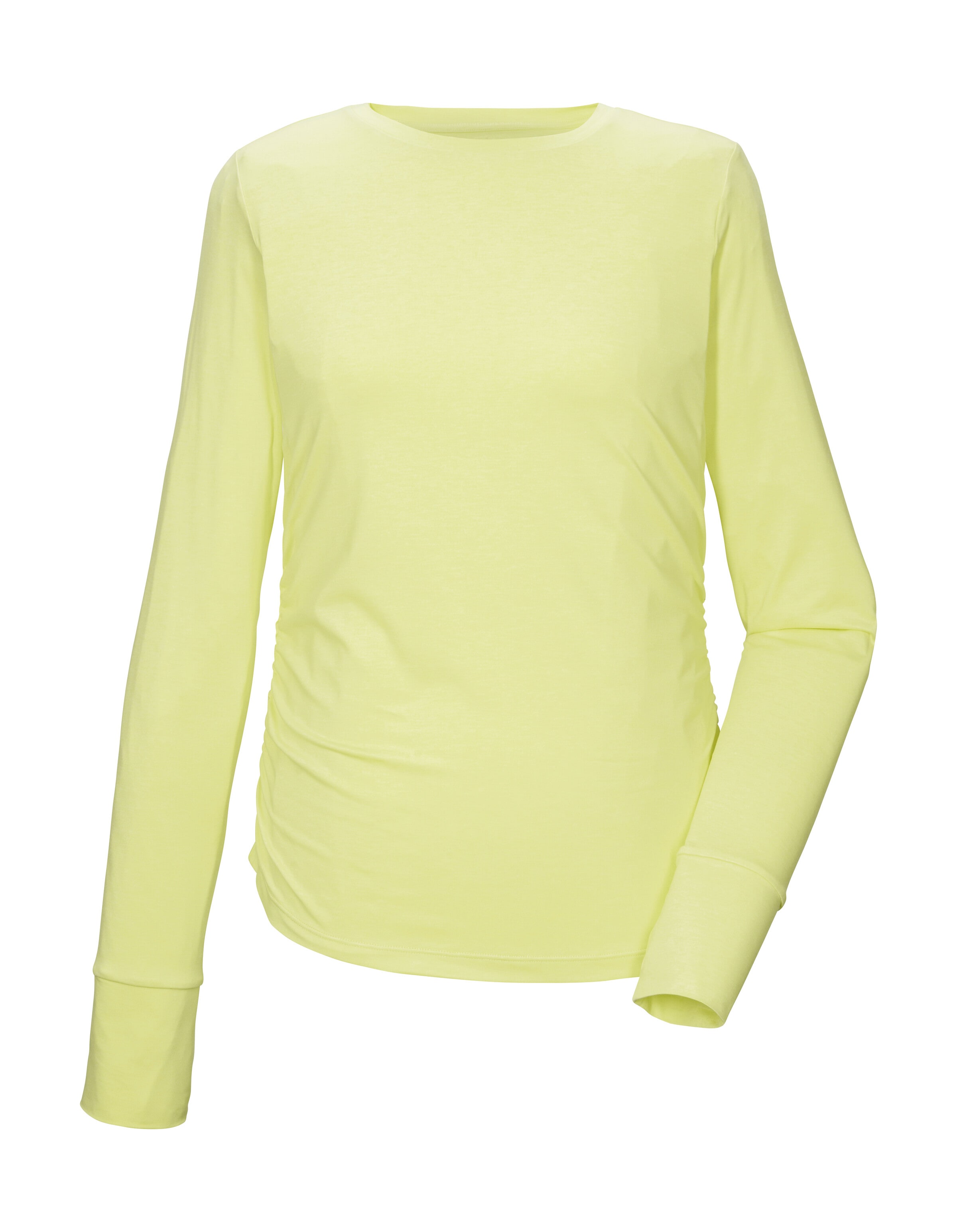Killtec Langarmshirt "KOS 173 WMN LS SHRT" Atmungsaktiv, schnelltrocknend, dehnbar, Daumenlöcher, Raffung