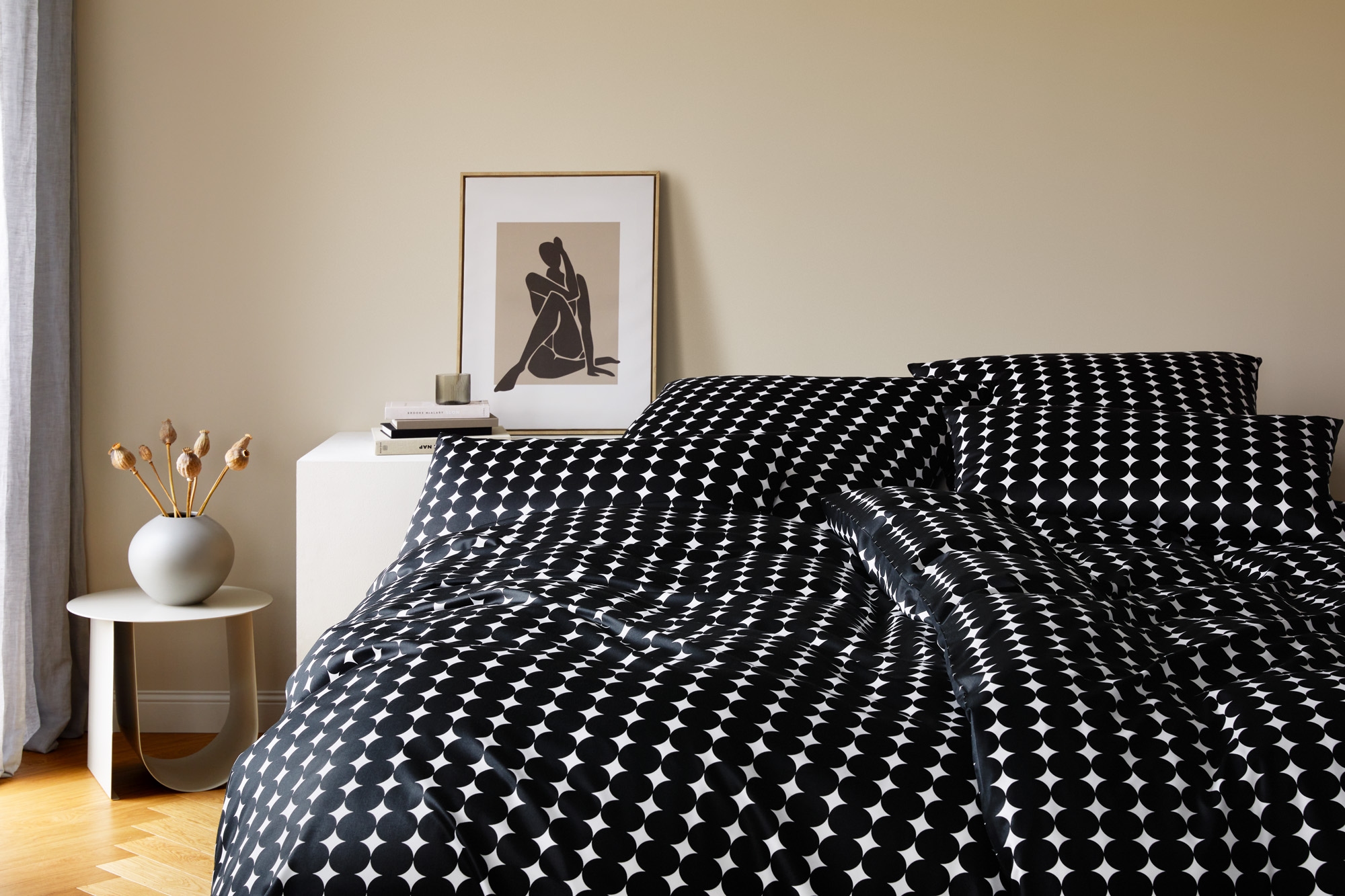 Elegante Bettwäsche "Bubbles" 2 angenehmes Hautgefühl
