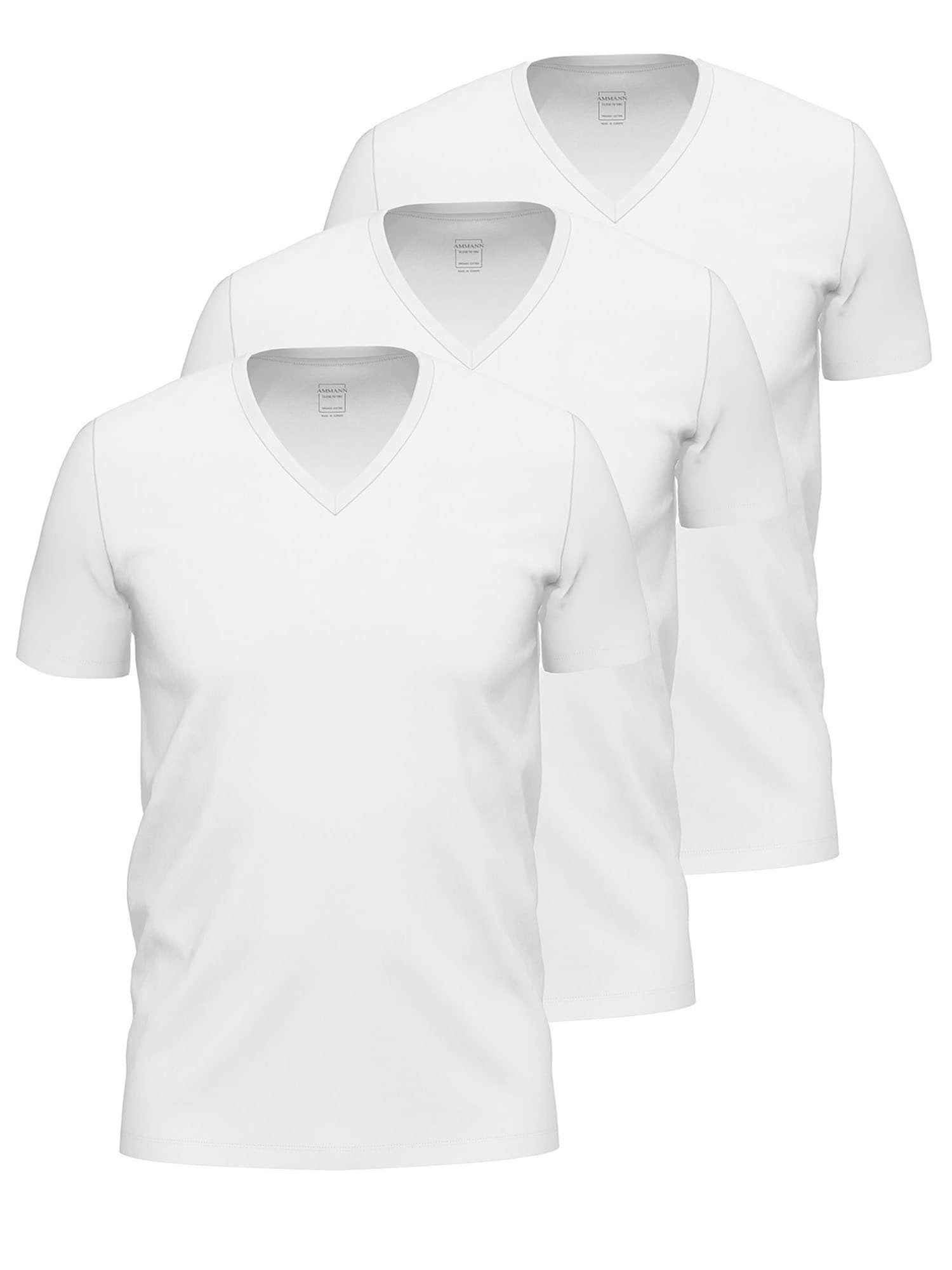 Ammann Unterhemd "3er Pack Shirt 1/2 Arm Day Modern / Close to you" 3 Stück
