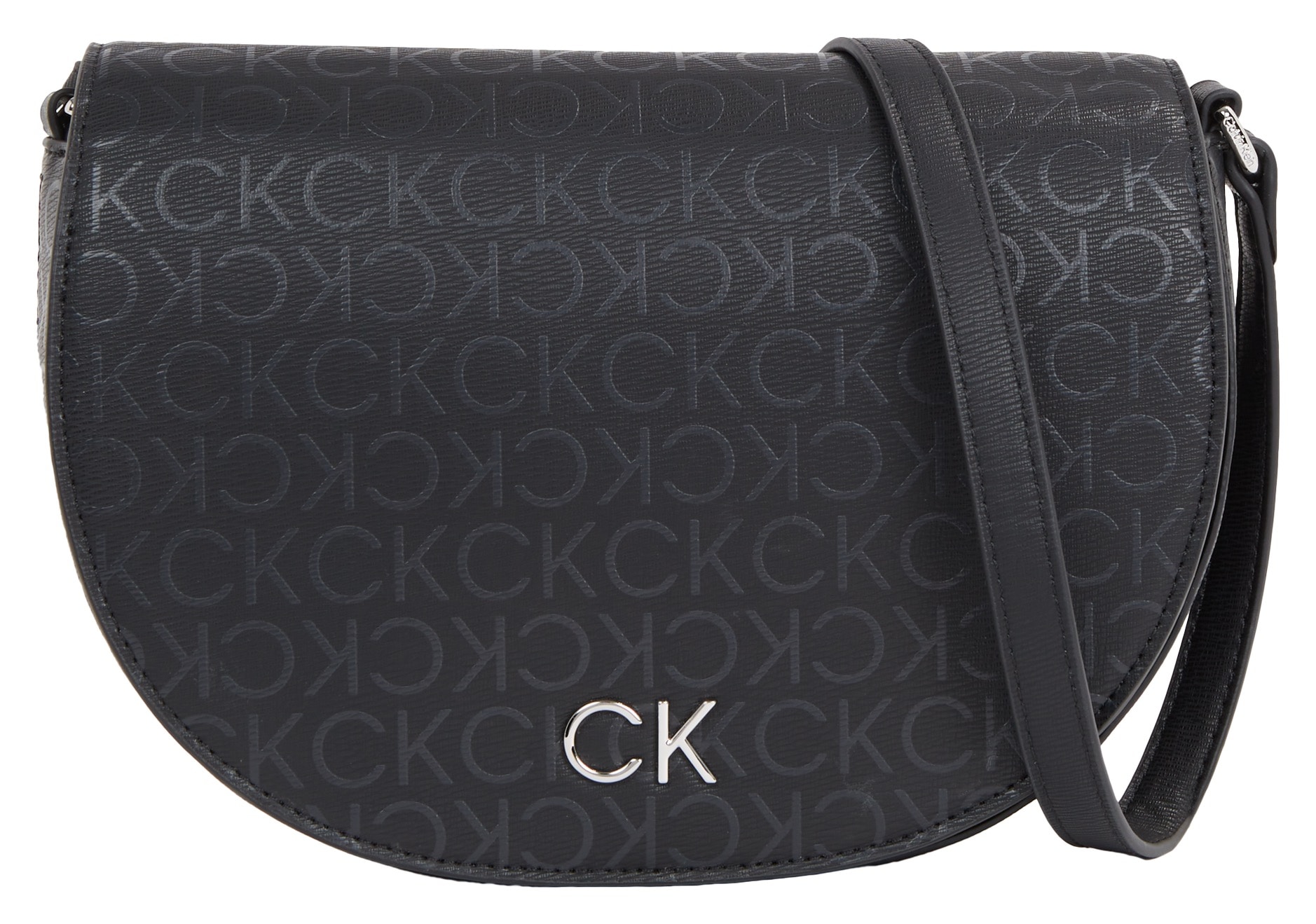 Calvin Klein Umhängetasche »CK DAILY SADDLE BAG_EPI MONO«, Handtasche Damen Tasche Damen Schultertasche Recycelte Materialien