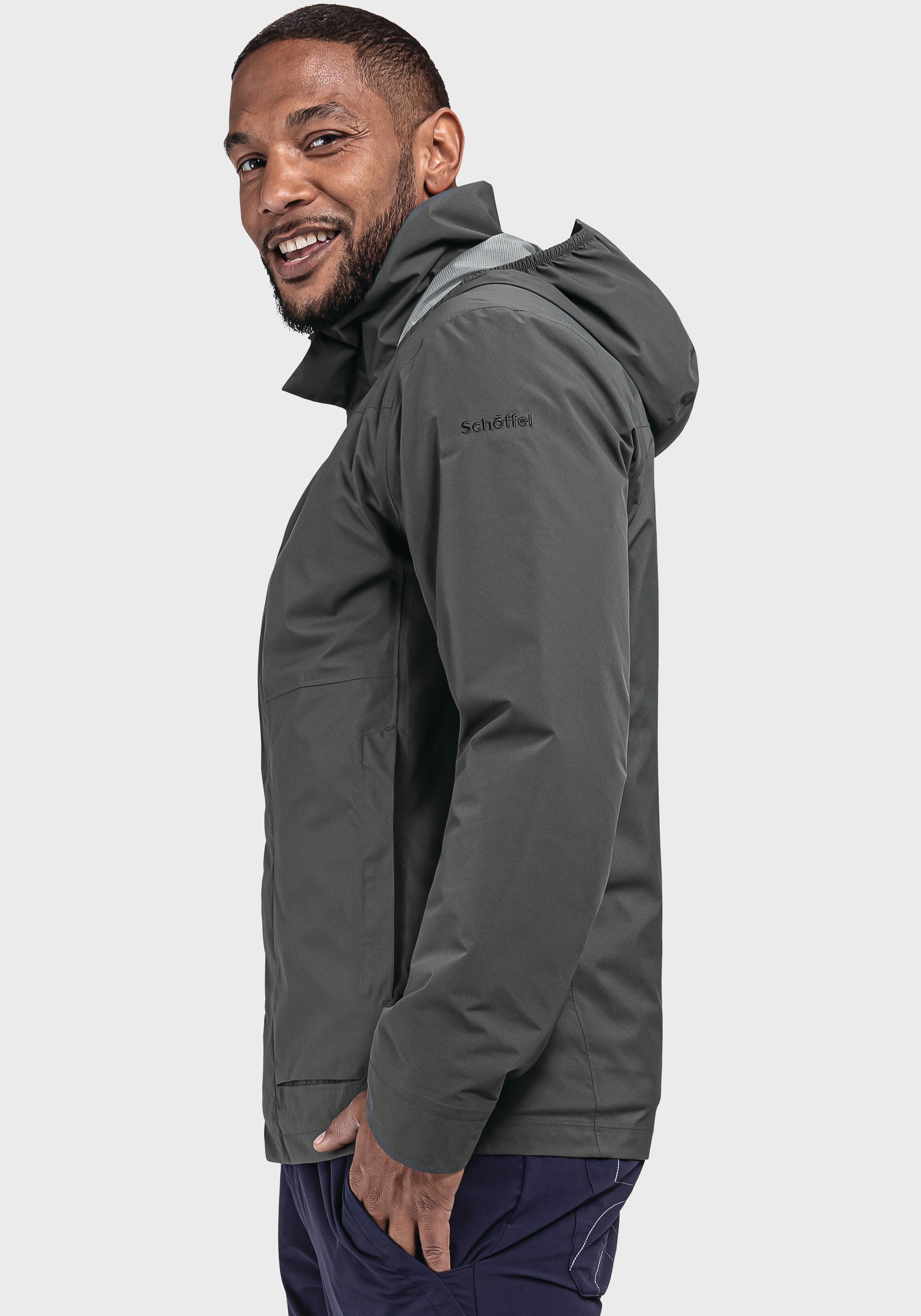 Schöffel Outdoorjacke »2.5L Jacket Bellagio M«, mit Kapuze