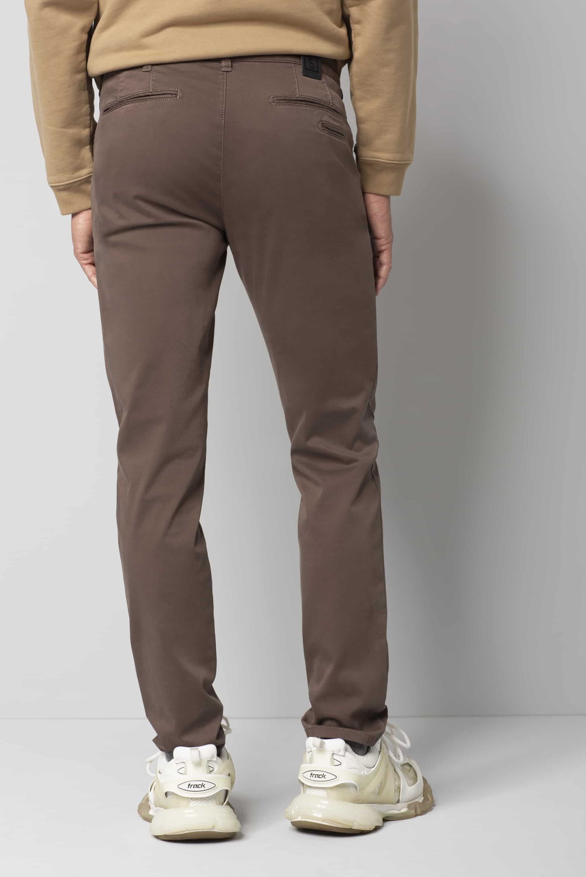 MEYER Chinos »M5 FIT«, im unifarbenen Design