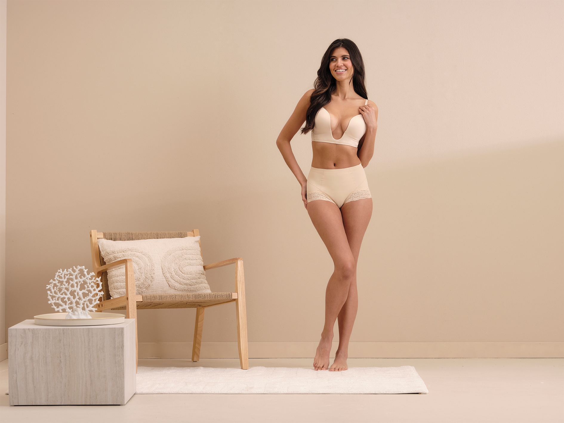 MAGIC Bodyfashion Shapingpants, eingebautes Powernetz für gezielte Unterstützung und Formung