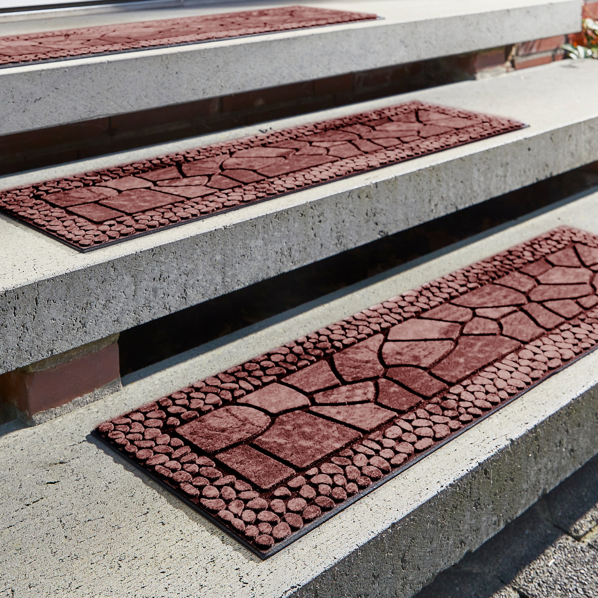 Andiamo Stufenmatte "Outdoor, 2er Set" rechteckig 6 mm Höhe Outdoor-Stufenm günstig online kaufen