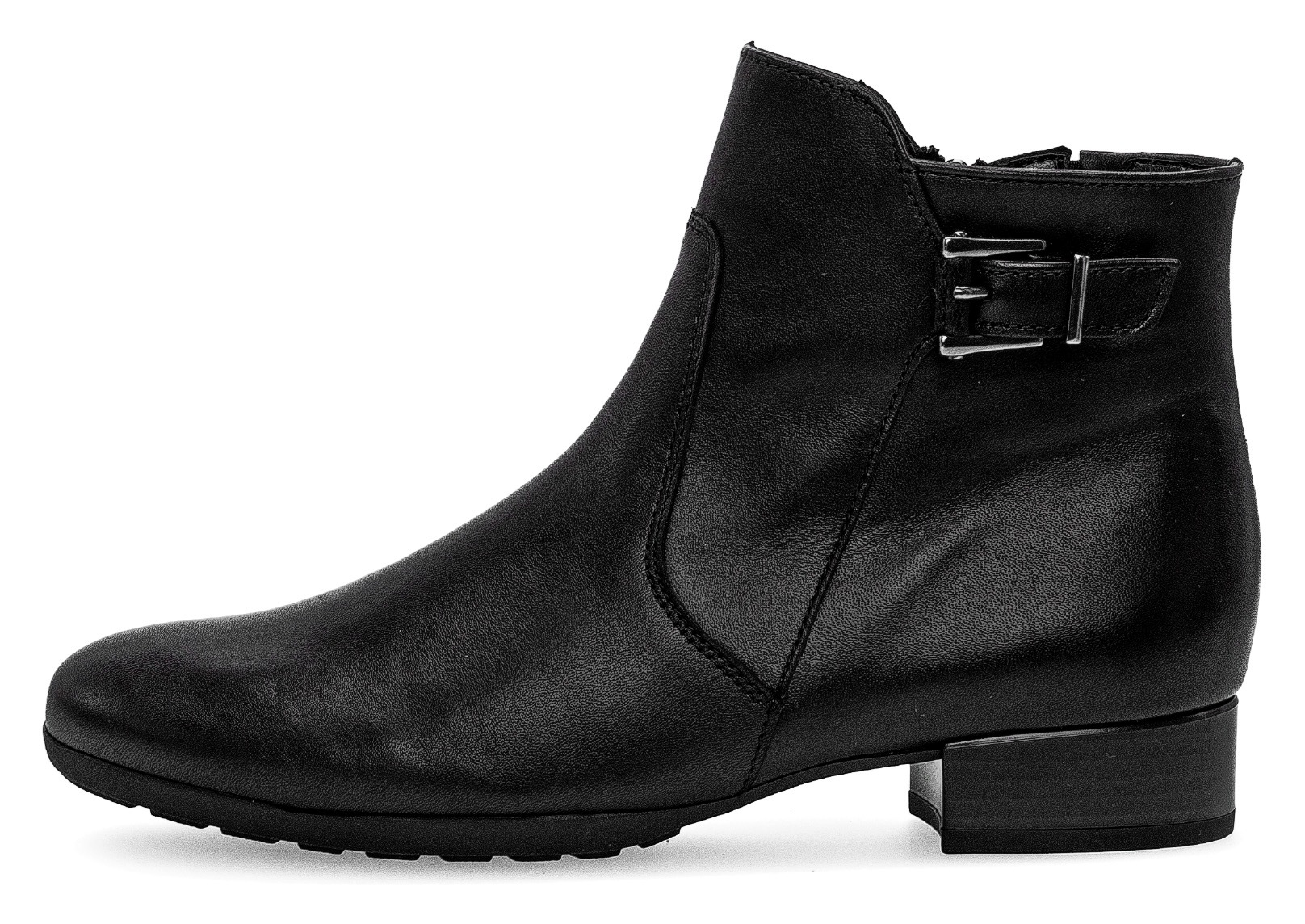 Gabor Stiefelette »Pisa«, Blockabsatz, Basic, Businessschuh mit Ziernähte