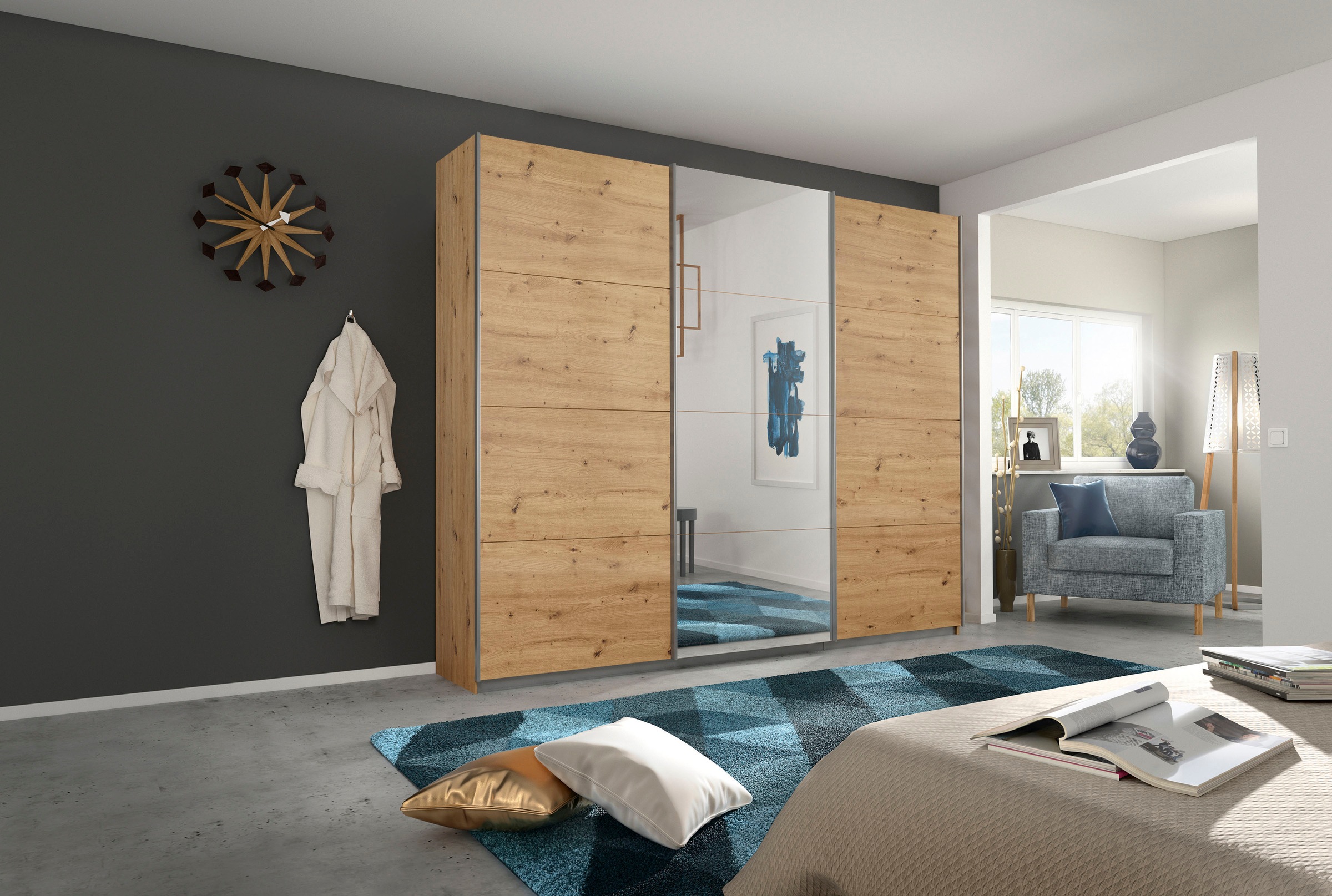 rauch Schwebetürenschrank "Kleiderschrank Schrank Garderobe CORTONA inkl. I günstig online kaufen