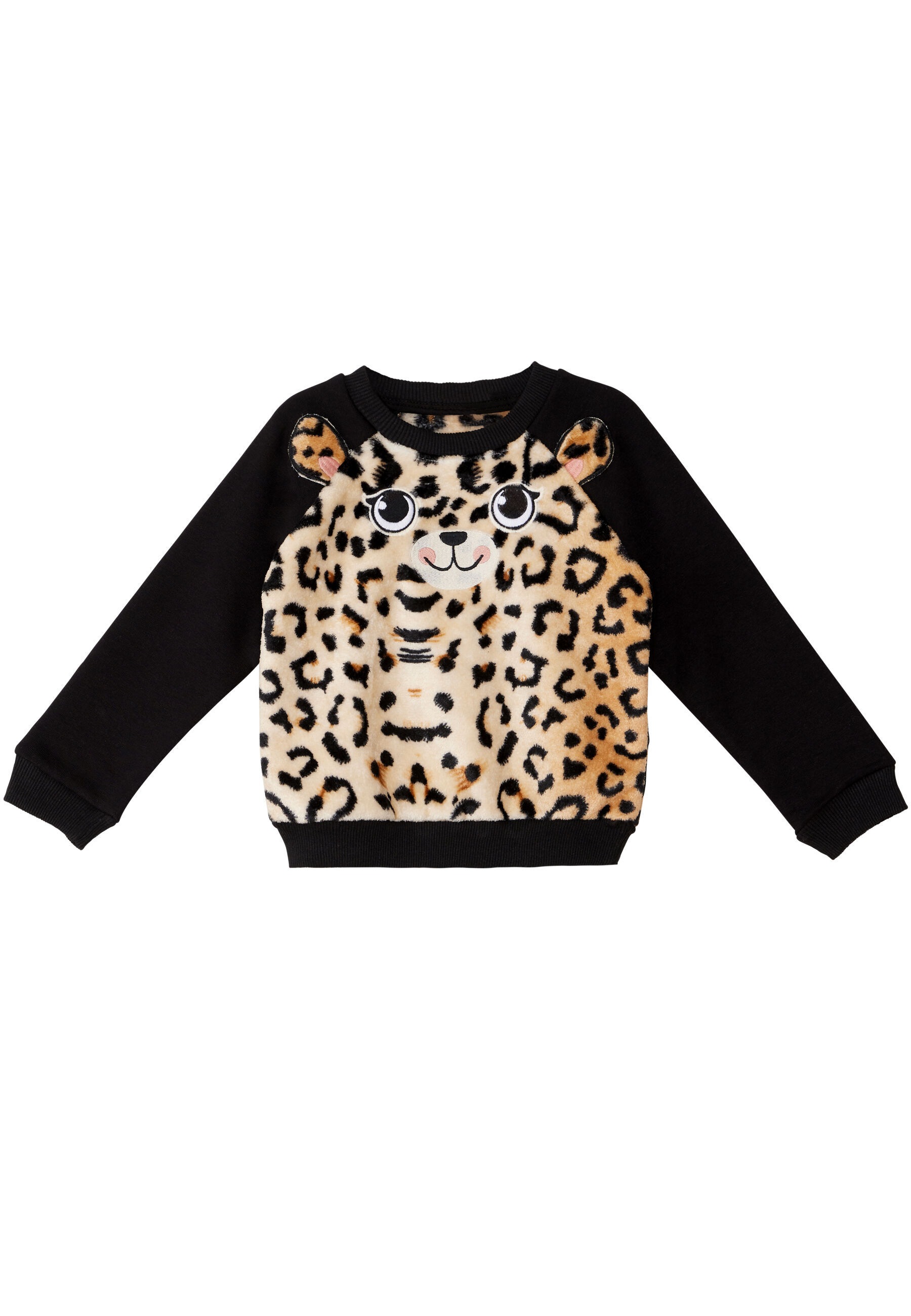 Denokids Hausanzug »Plush Leopard«, (2 tlg.), mit Leopardenmuster