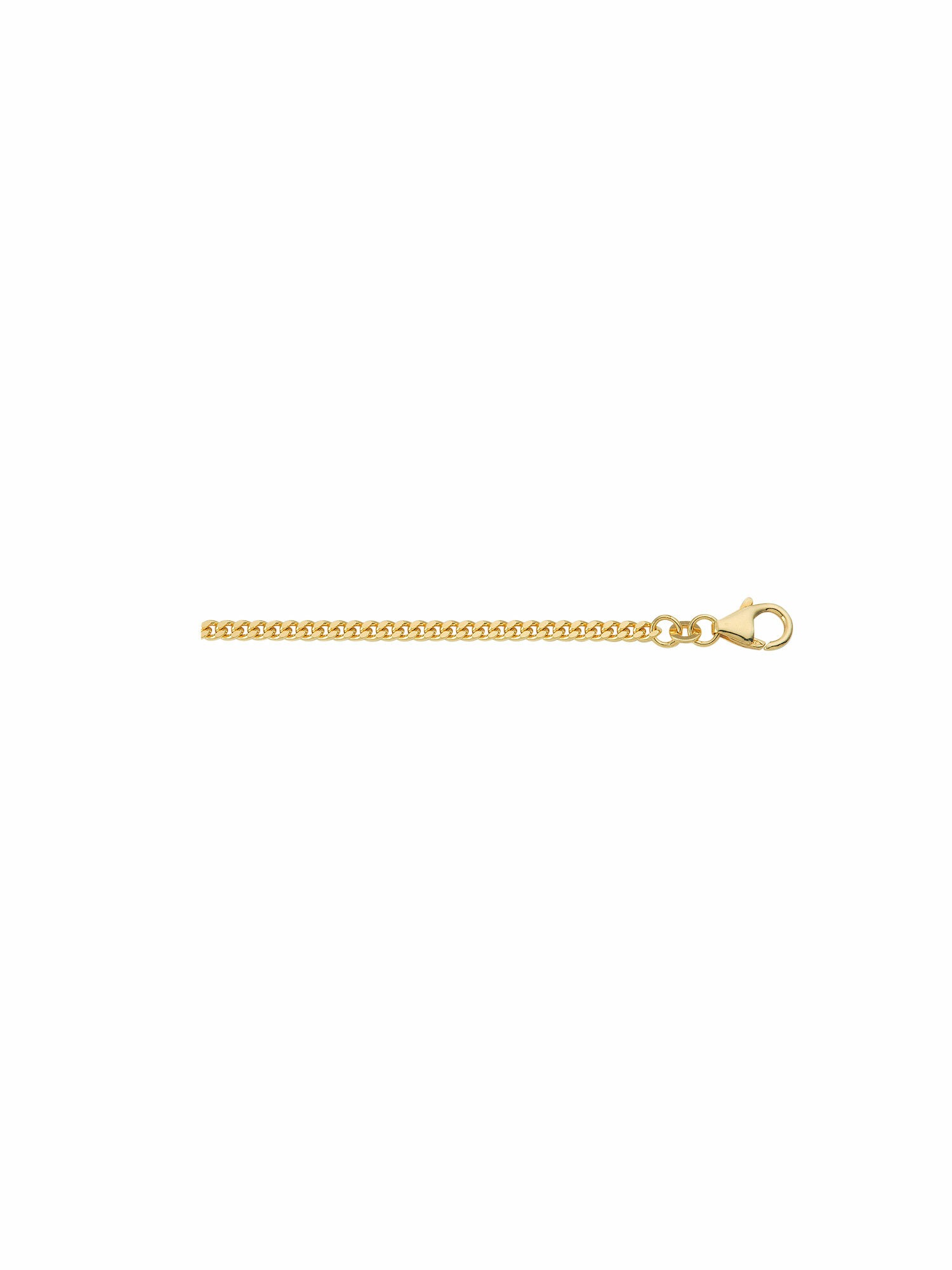 Adelia´s Goldkette »333 Gold Flach Panzer Halskette Ø 1,8 mm«, Goldschmuck für Damen