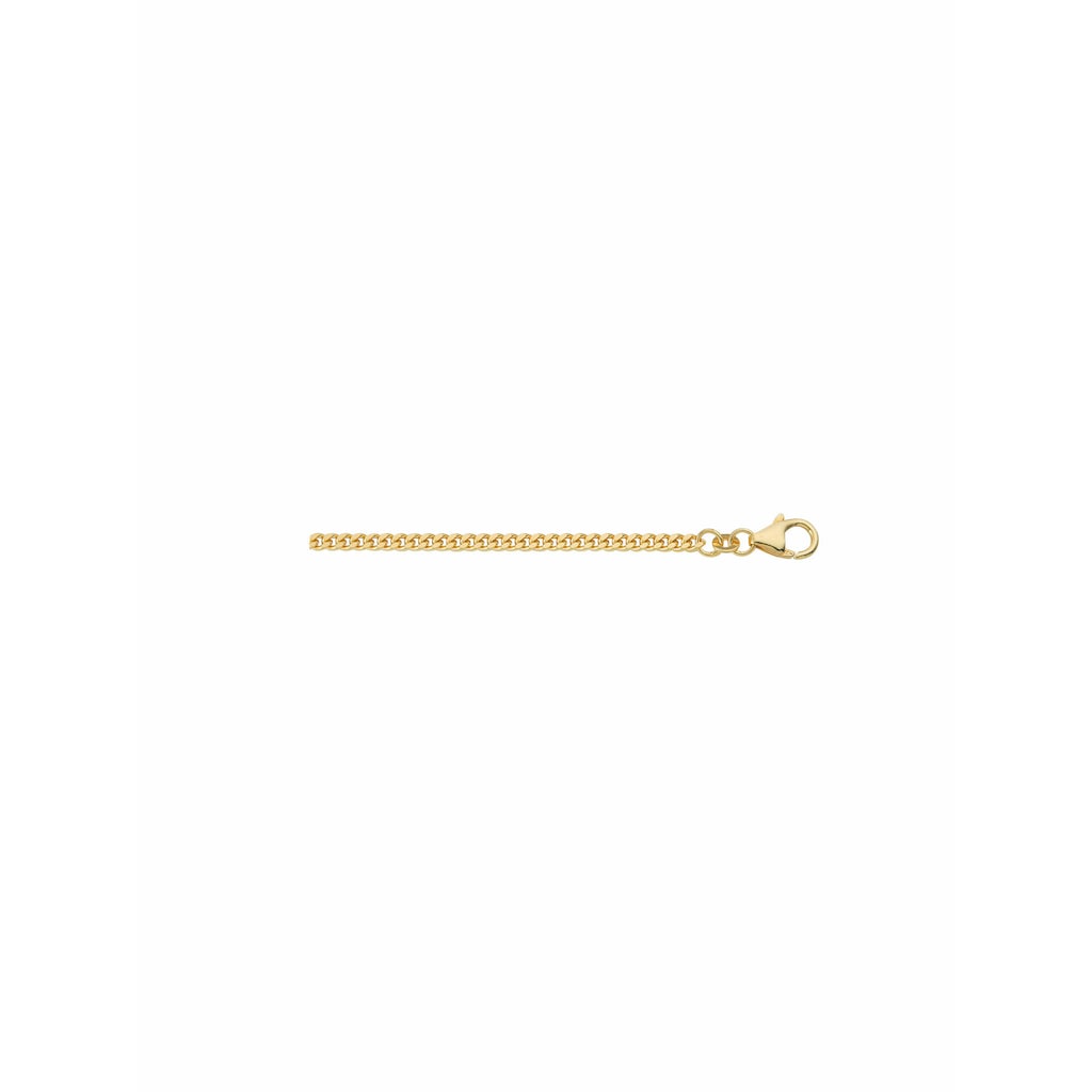 Adelia´s Goldkette »333 Gold Flach Panzer Halskette Ø 1,6 mm«, Goldschmuck für Damen