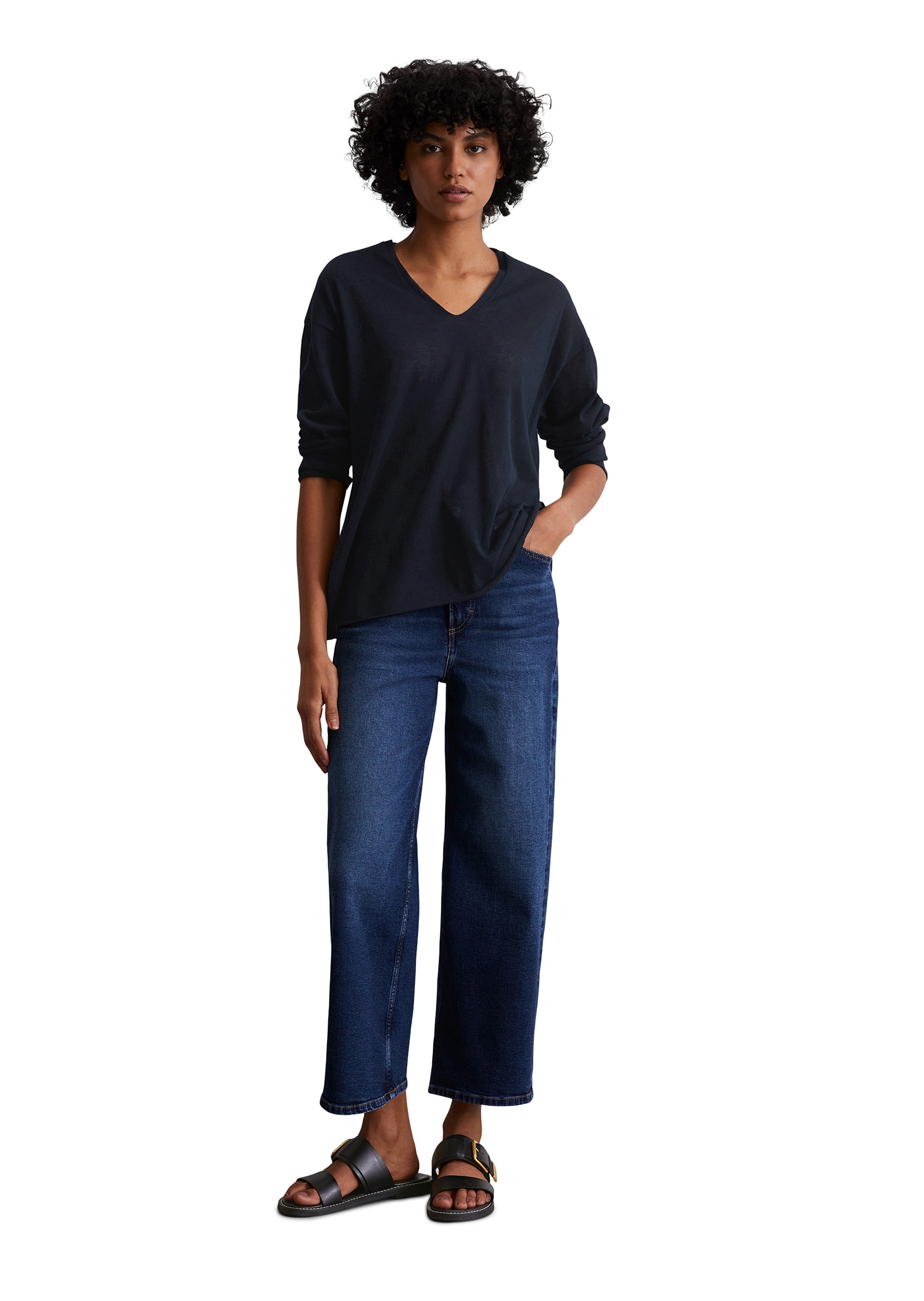 Marc O'Polo Strickpullover »aus Organic-Cotton-Mix«