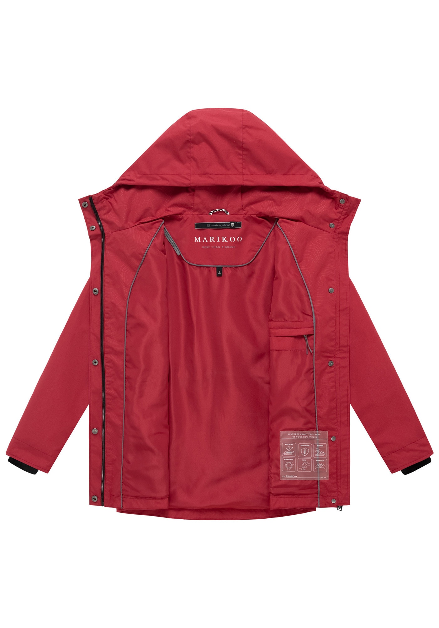 Marikoo Outdoorjacke »Bonbonparty« leichte Übergangsjacke