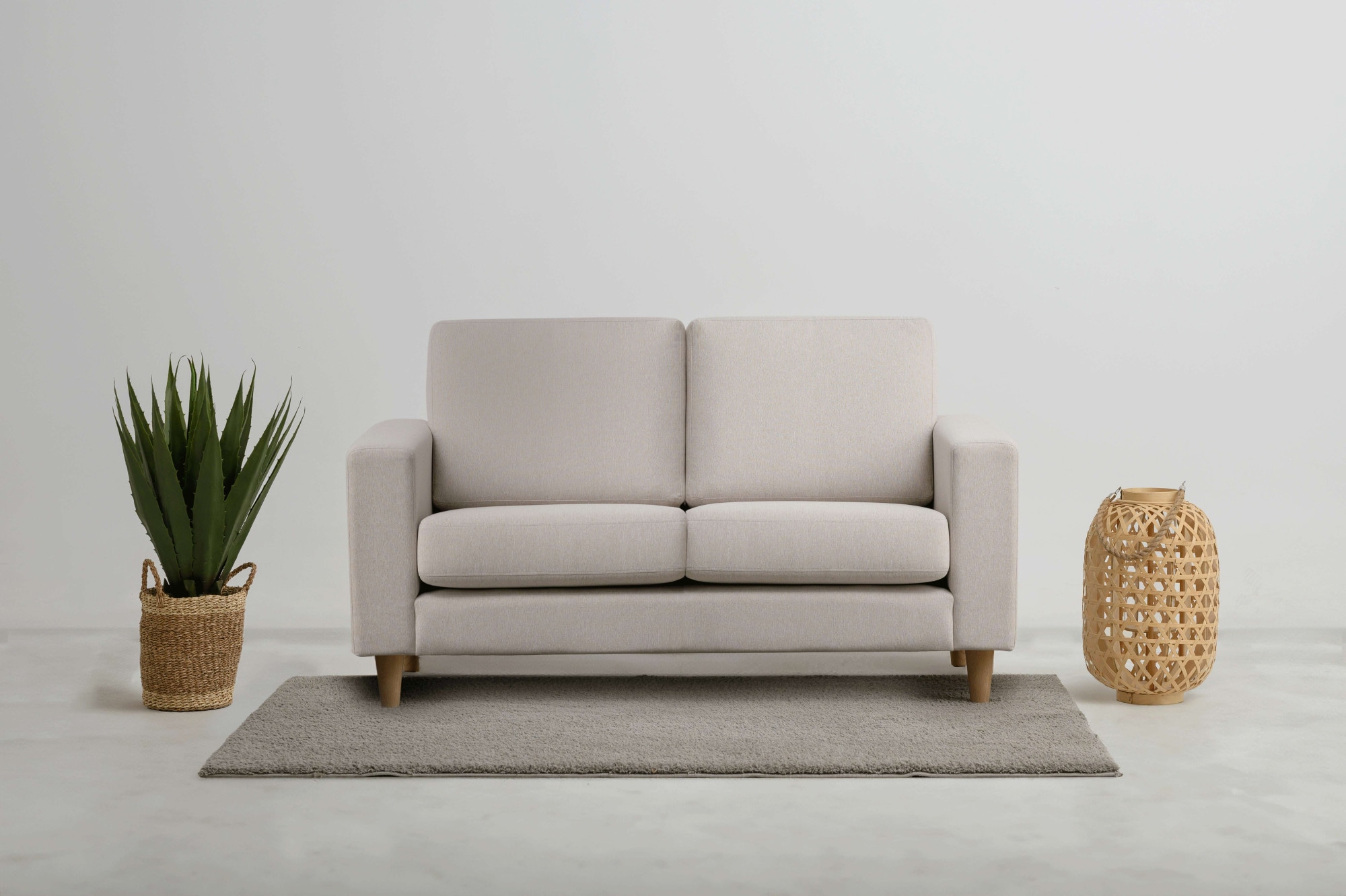 OTTO home 2-Sitzer "Tvinno" im skandinavischen Stil, mit Massivholzfüßen, B günstig online kaufen