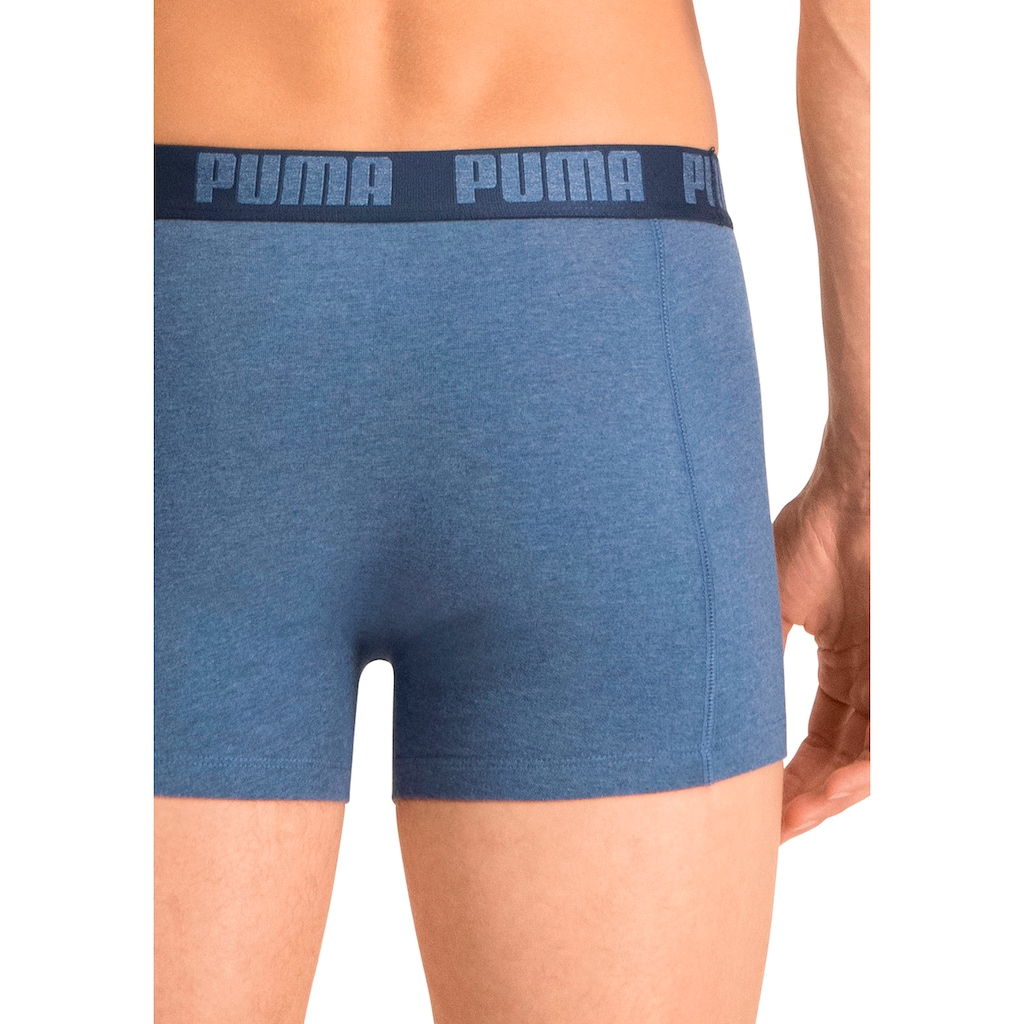 Marken Puma PUMA Boxer, (2 St.), klassisches BASIC denim + navy