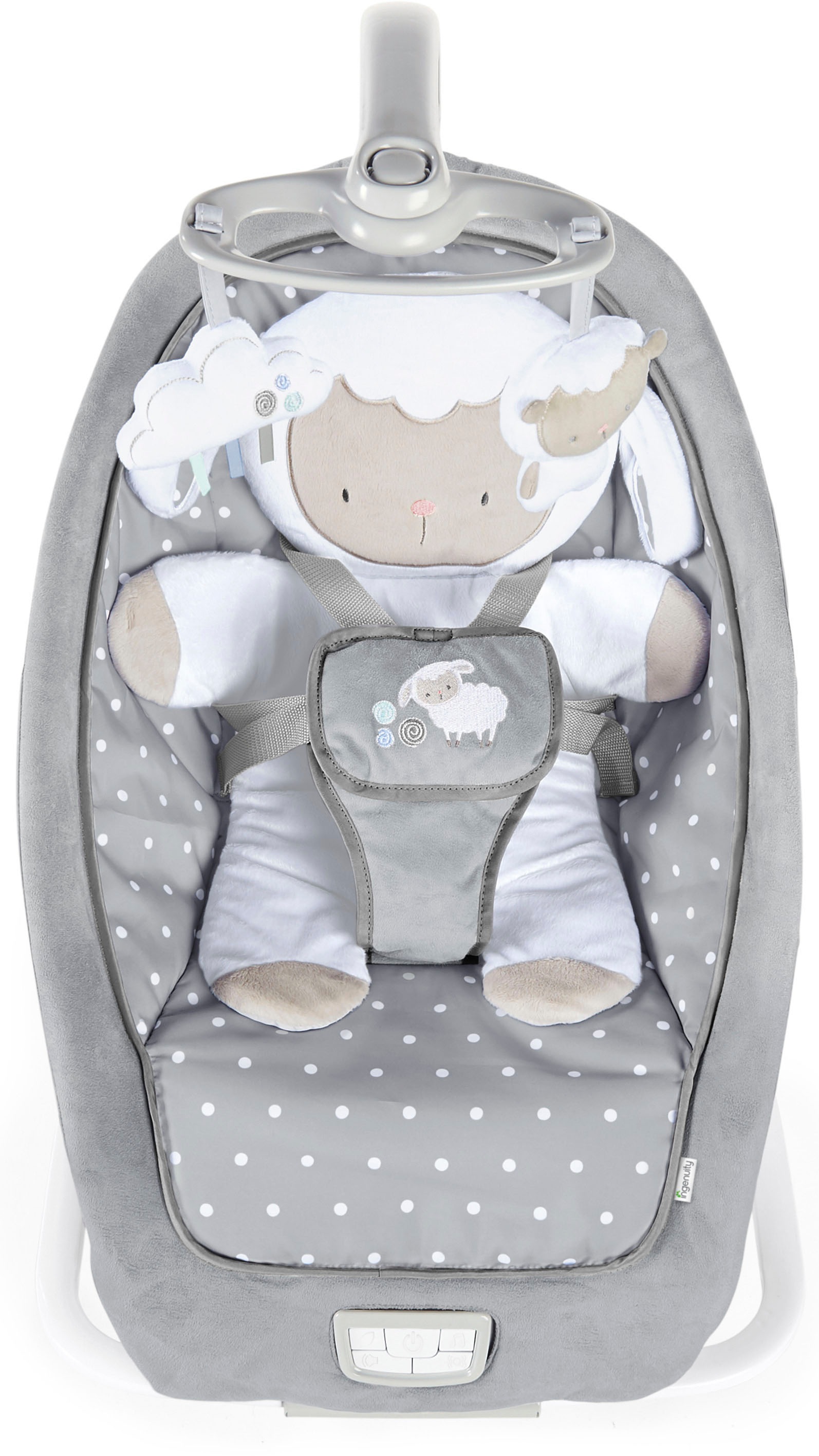 ingenuity Babywippe "Cuddle Lamb" bis 18 kg mit Vibration und Melodien günstig online kaufen
