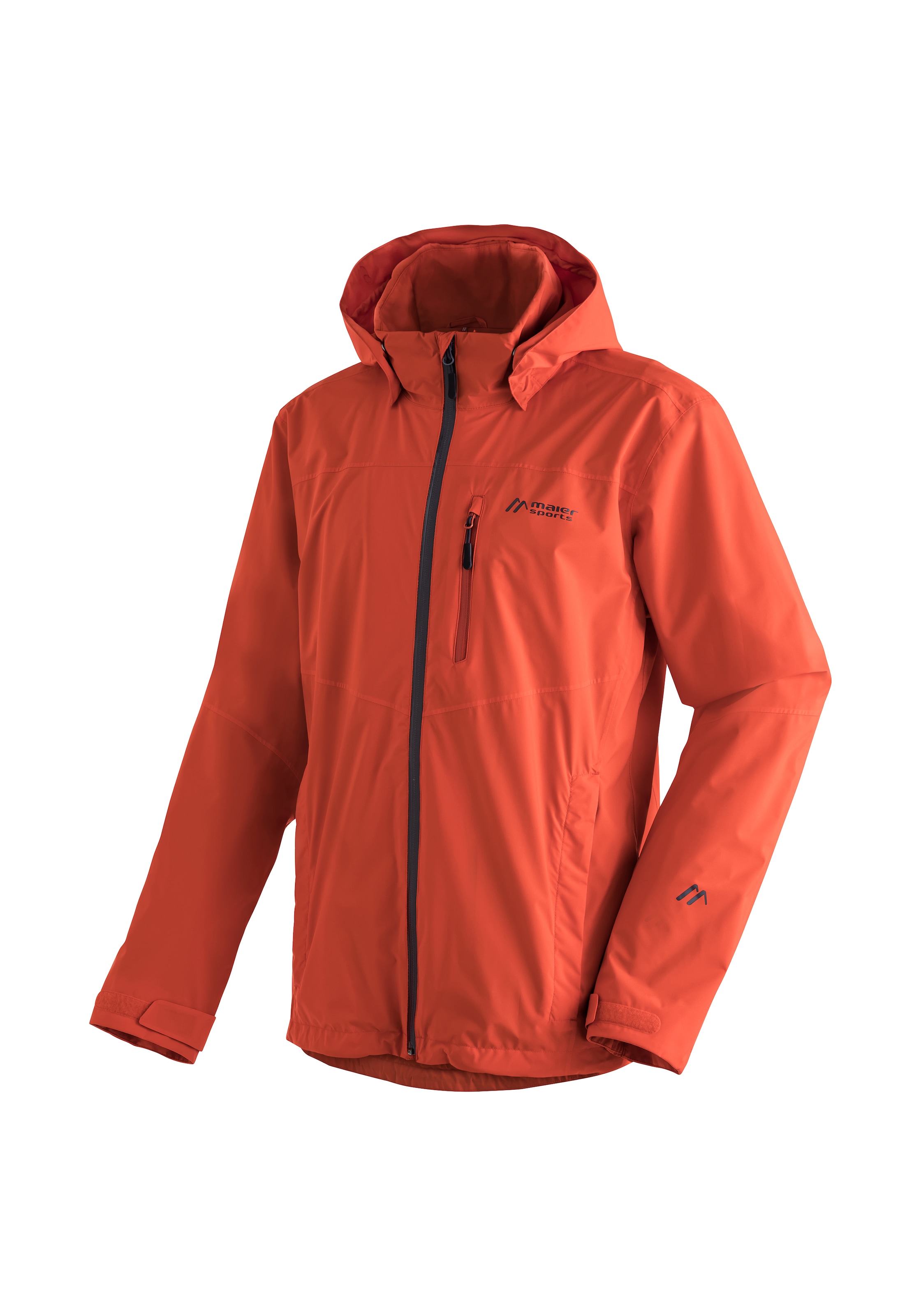 Maier Sports Funktionsjacke "Zonda M", Herren Wanderjacke mit Kapuze, wasserdichte Outdoorjacke