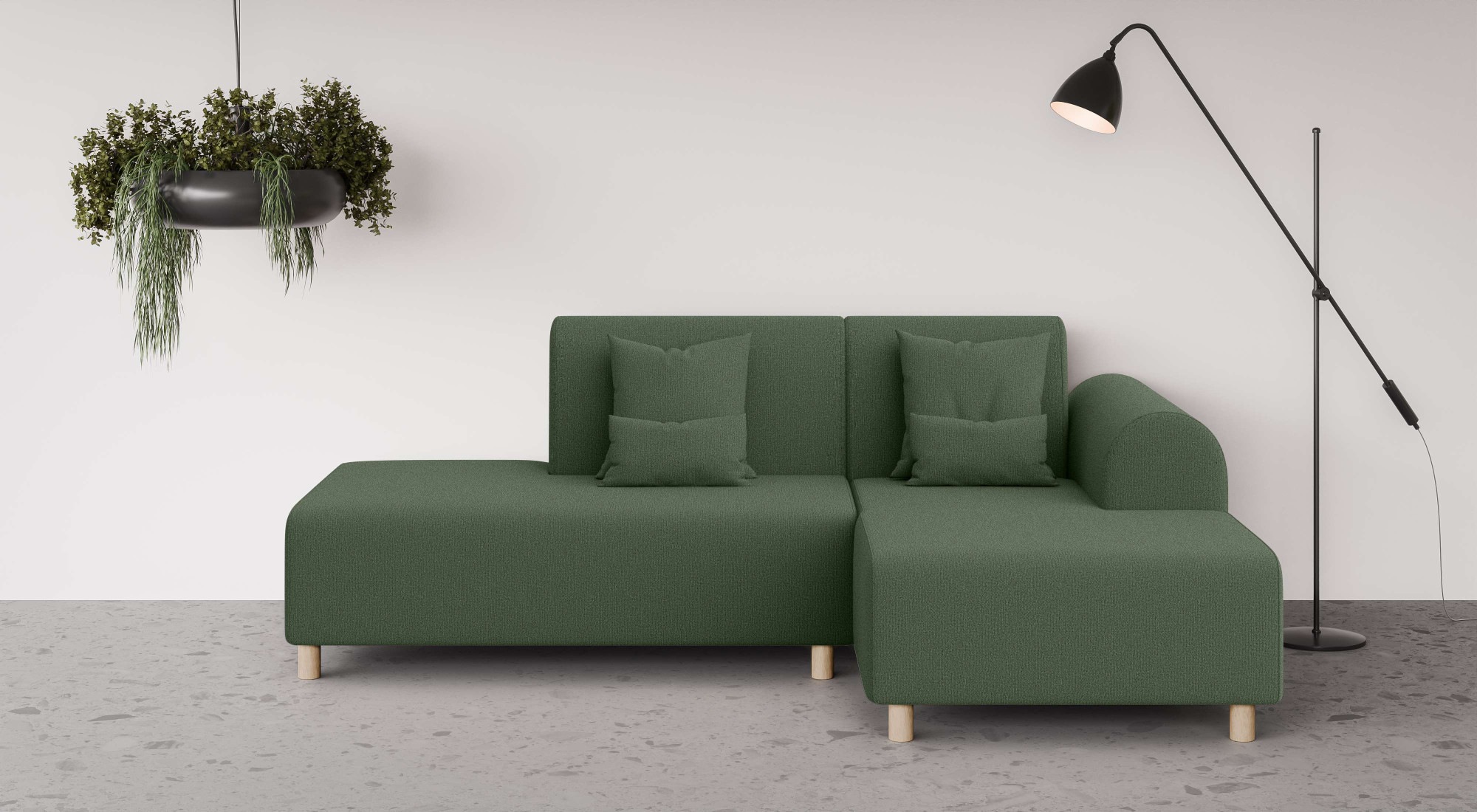 OTTO home Ecksofa "Suyala" L-Form mit Hocker günstig online kaufen