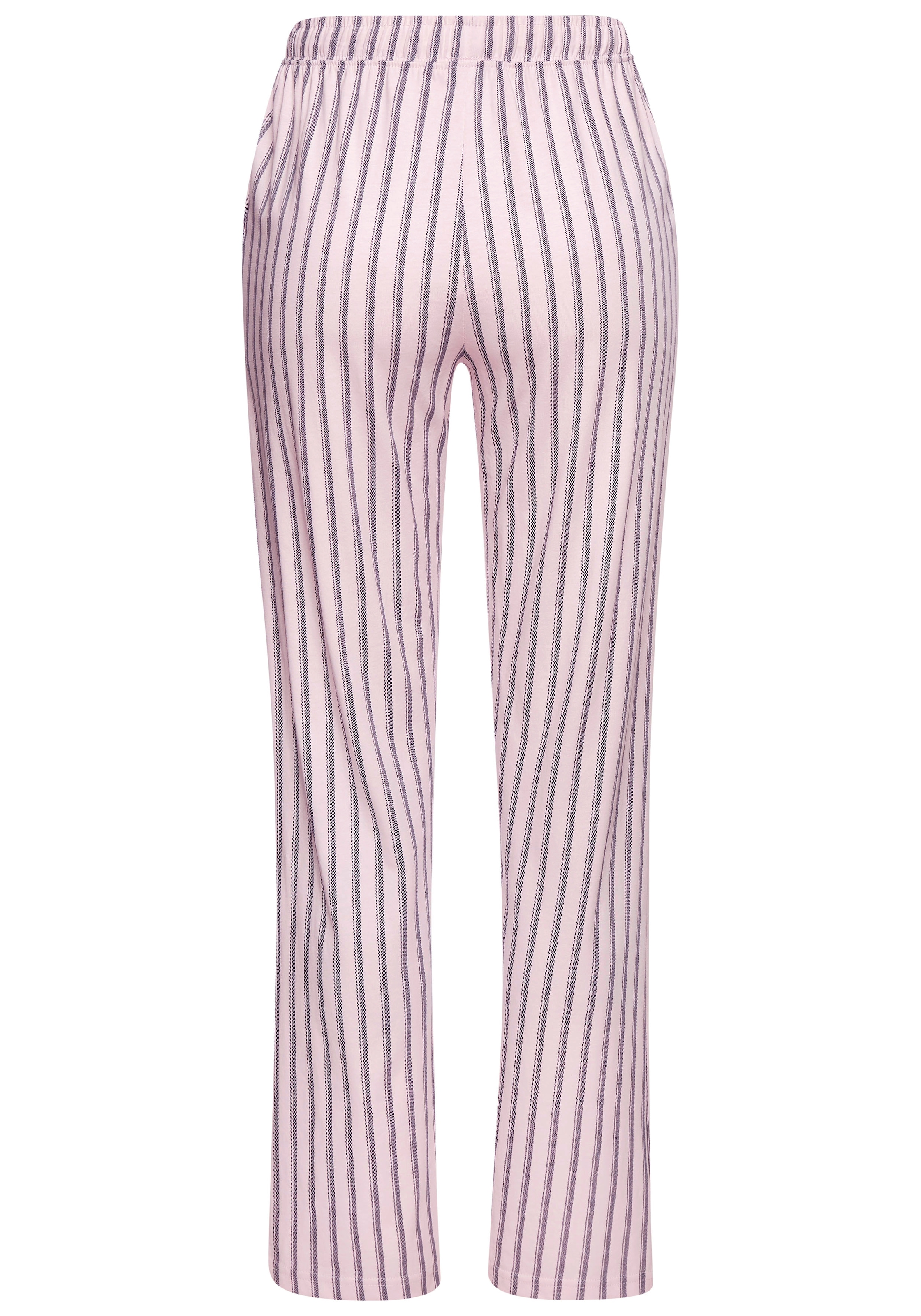 Vivance Dreams Pyjamahose, (Packung, 2 tlg.), Mit Streifen und Karos