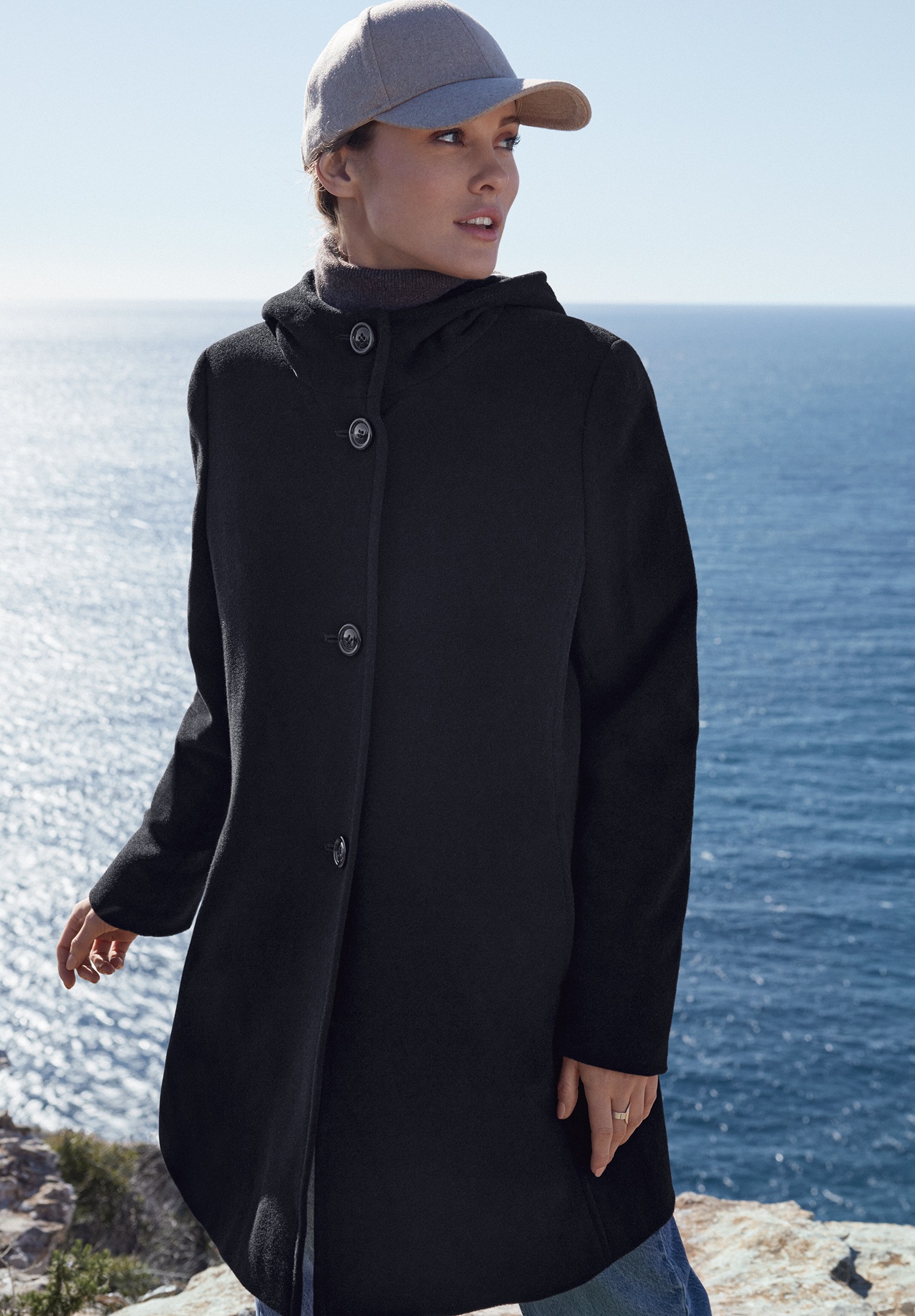 Gil Bret Kurzjacke »Gil Bret Kurzmantel mit Kapuze«, mit Kapuze