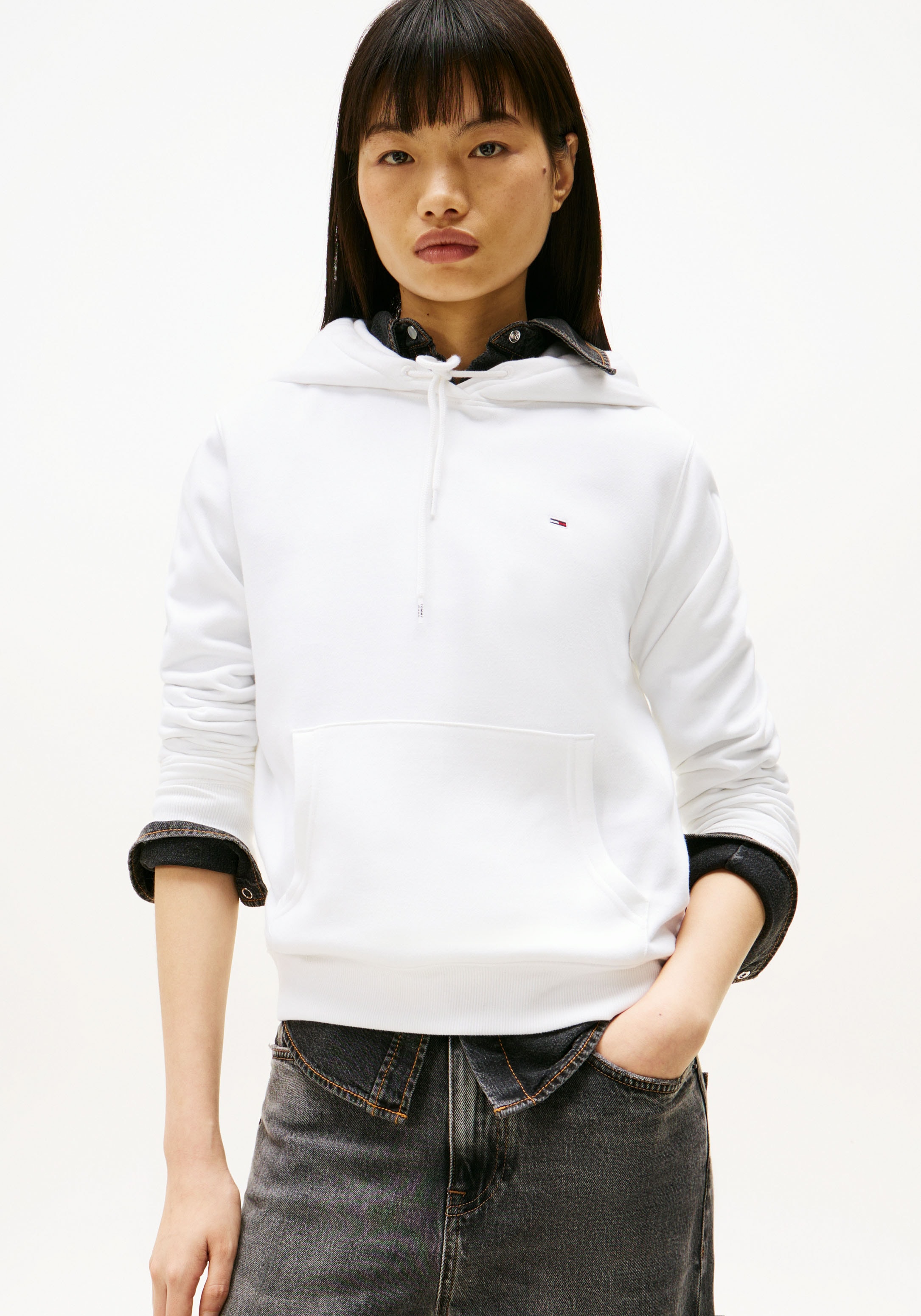 Tommy Jeans Hoodie "TJW REG S FLAG HOODIE", mit Logo-Flag günstig online kaufen
