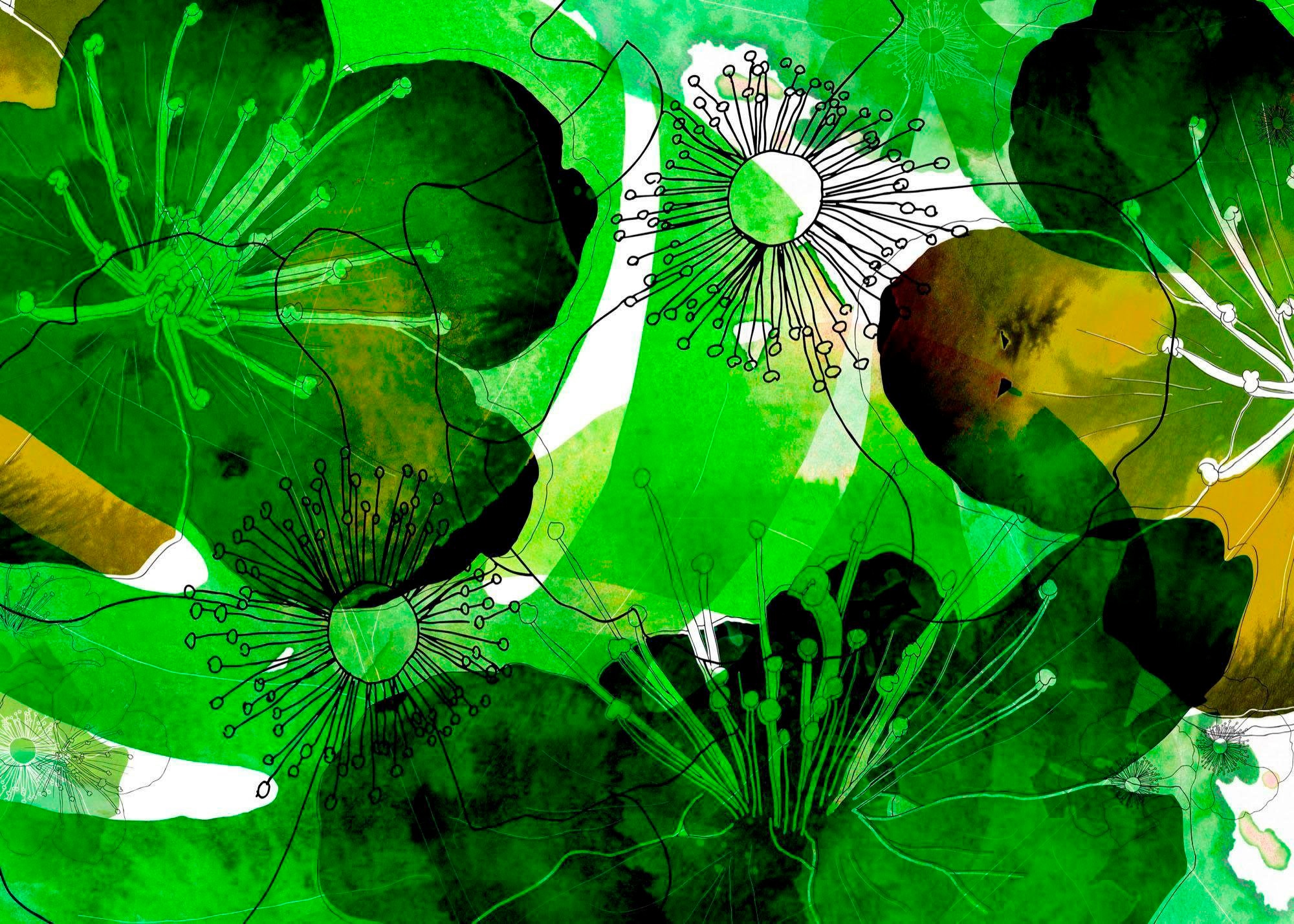 Komar Vliestapete »Aquarell« 350x250 cm (Bre...