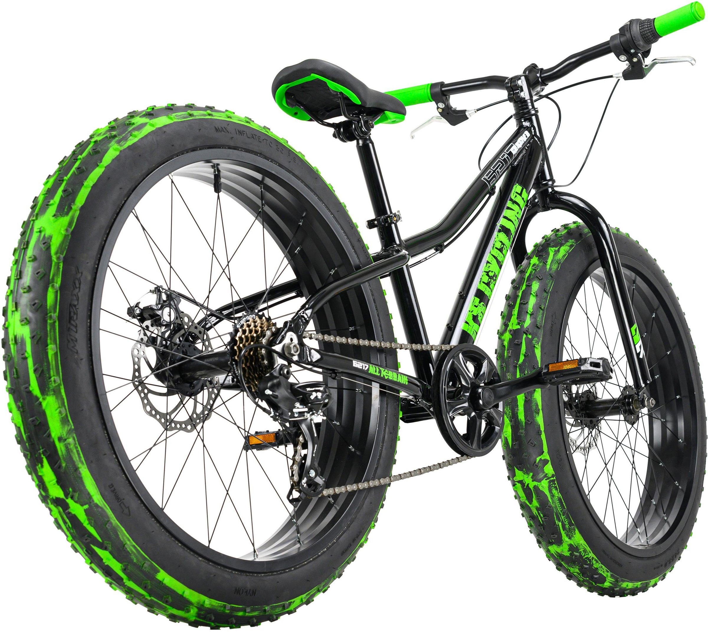 KS Cycling Jugendfahrrad »Crusher«, 7 Gang, Shimano, Tourney Schaltwerk, Kettenschaltung, für Herren, Kettenschaltung