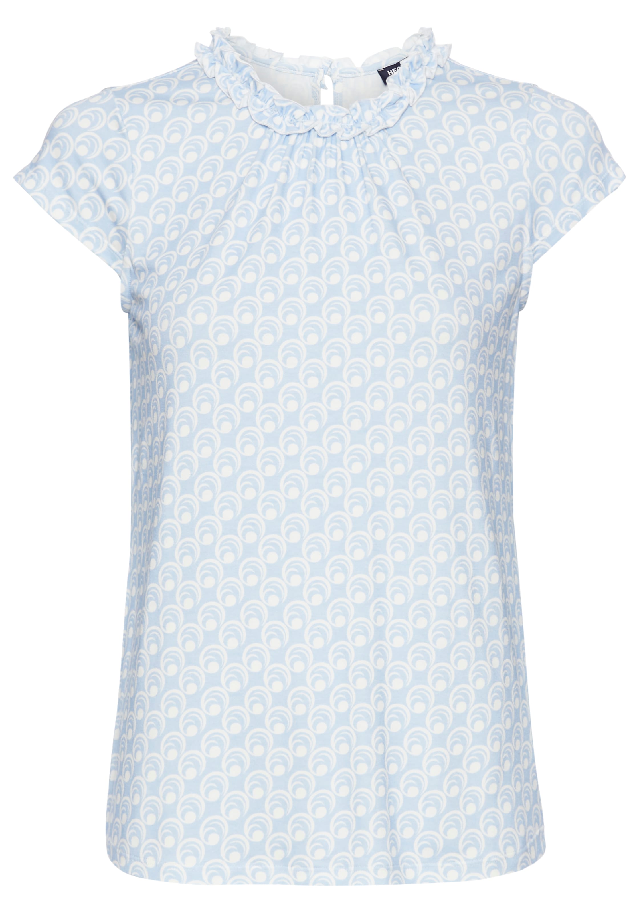 HECHTER PARIS Print-Shirt, mit femininem Ausschnittdetail
