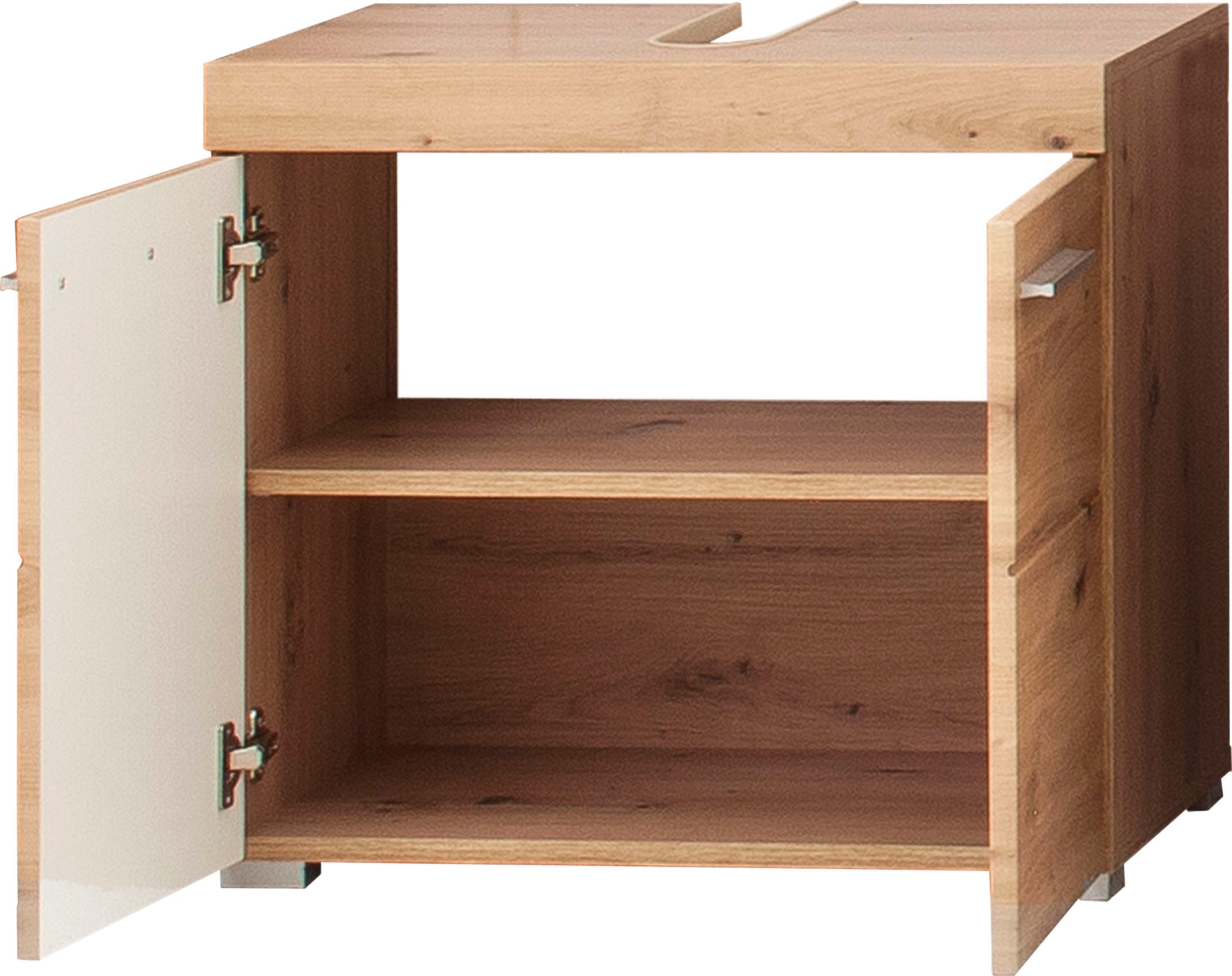 welltime Badmöbel-Set »Avena«, (Set, 2 St.), Badezimmermöbel - Waschbeckenunterschrank und Spiegelschrank