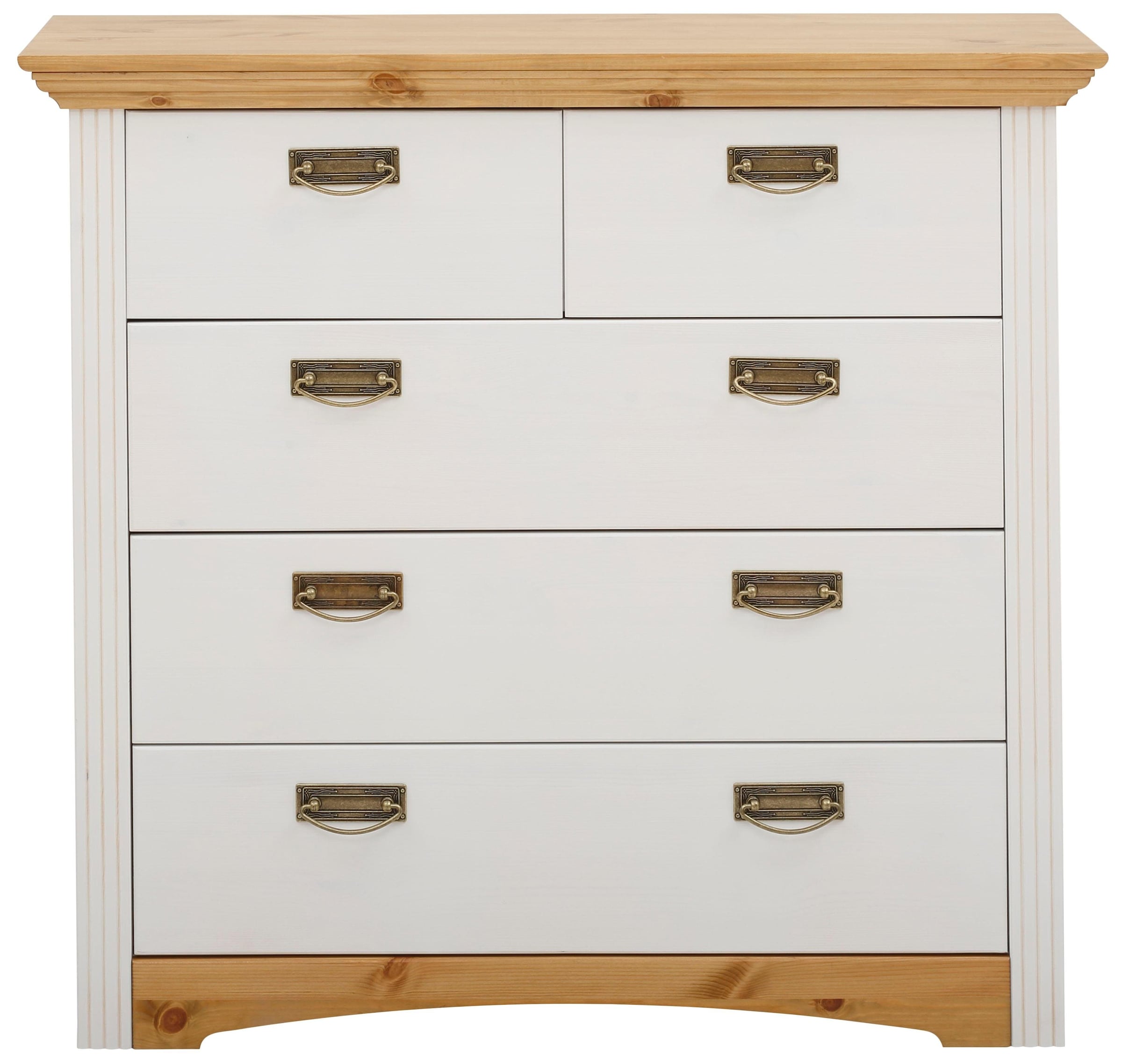 Home affaire Schubkastenkommode »Konrad«, Breite 94 cm, aus massiver, FSC®-zertifizierter Kiefer