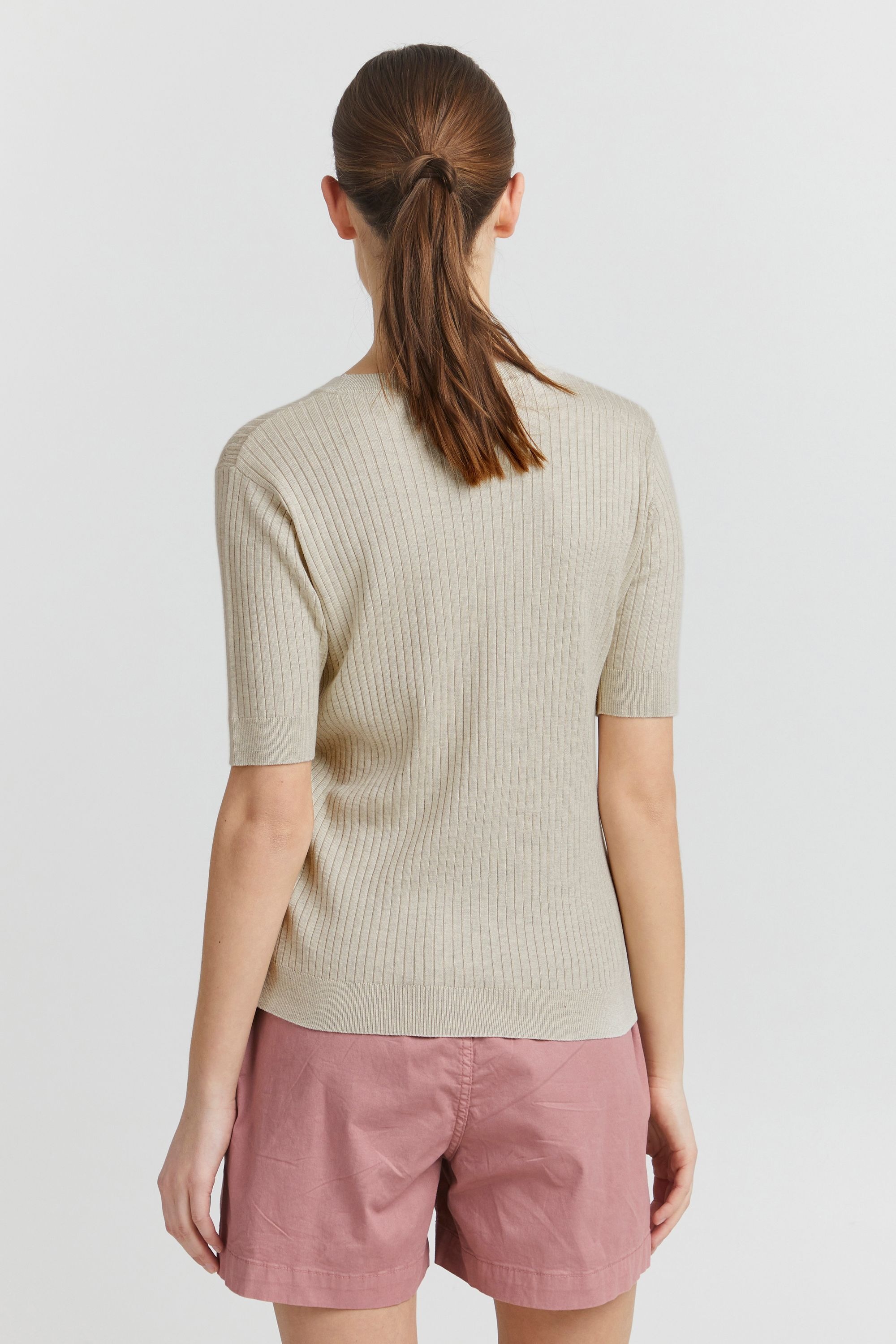 OXMO Kurzarmshirt »Strickkurzarmpullove OXRiona«