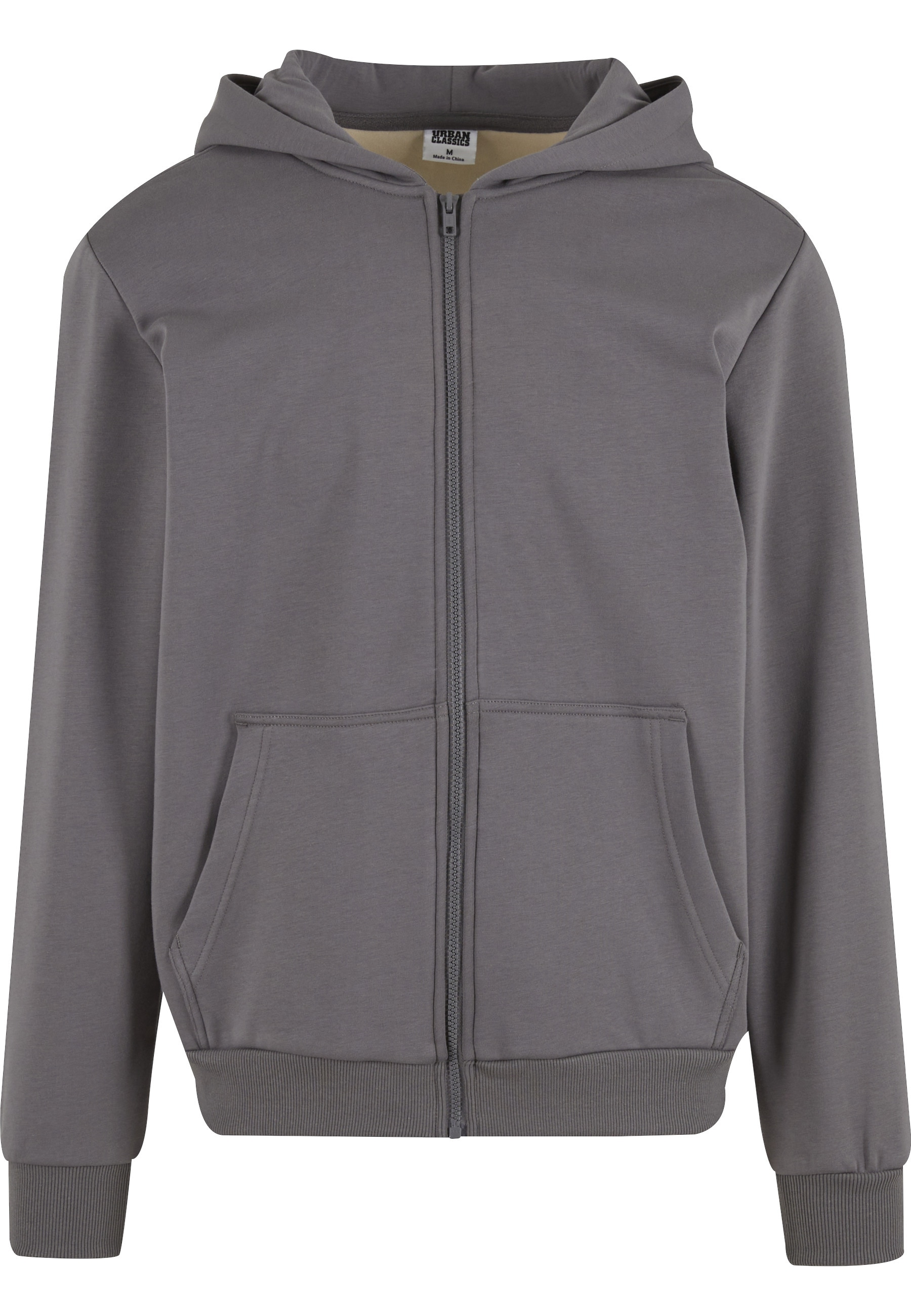 URBAN CLASSICS "Urban Classics Herren Cozy Zip Hoody" 1 Stk. tlg. mit Kapuze