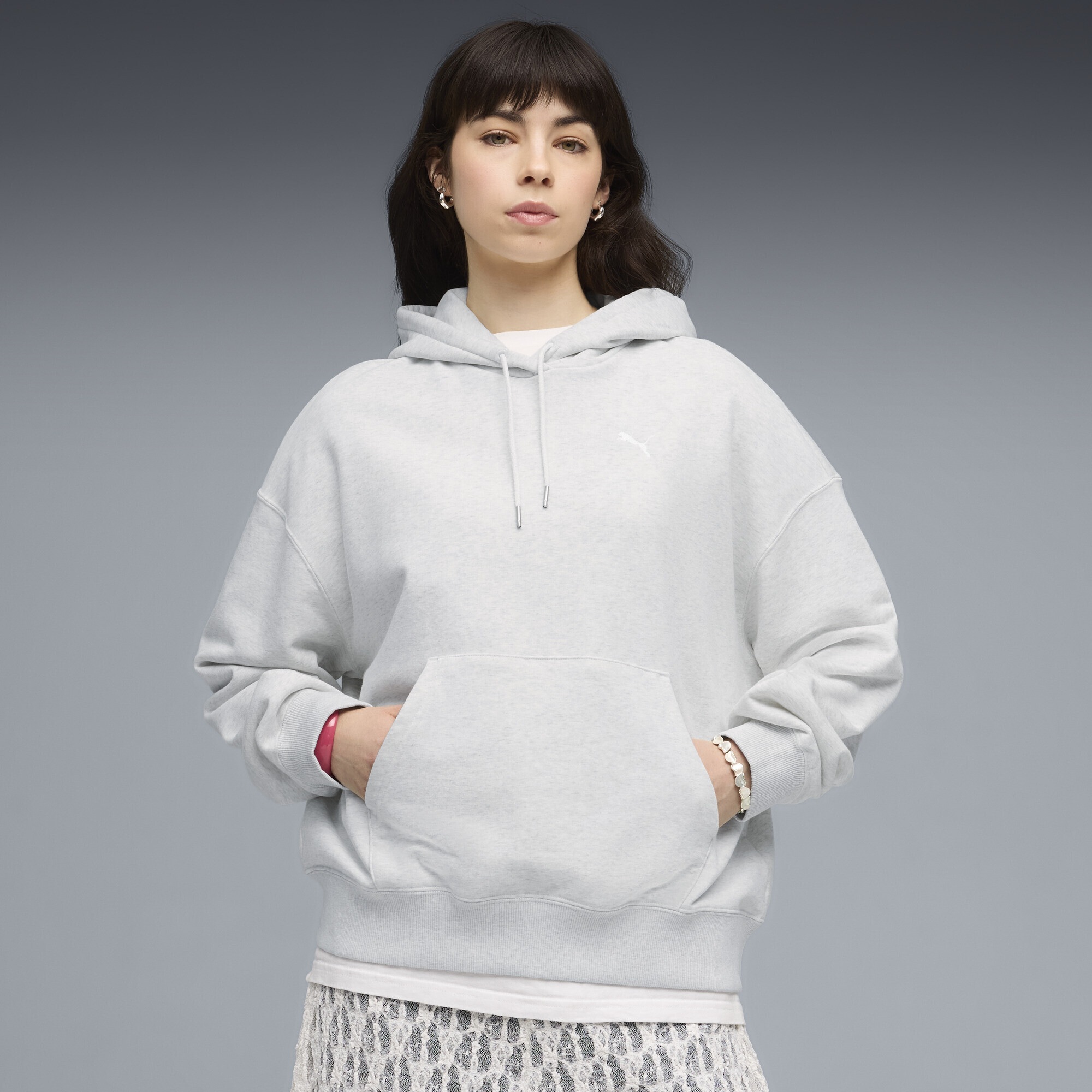 PUMA Hoodie "Wardrobe Essentials Oversized Hoodie Damen" günstig online kaufen
