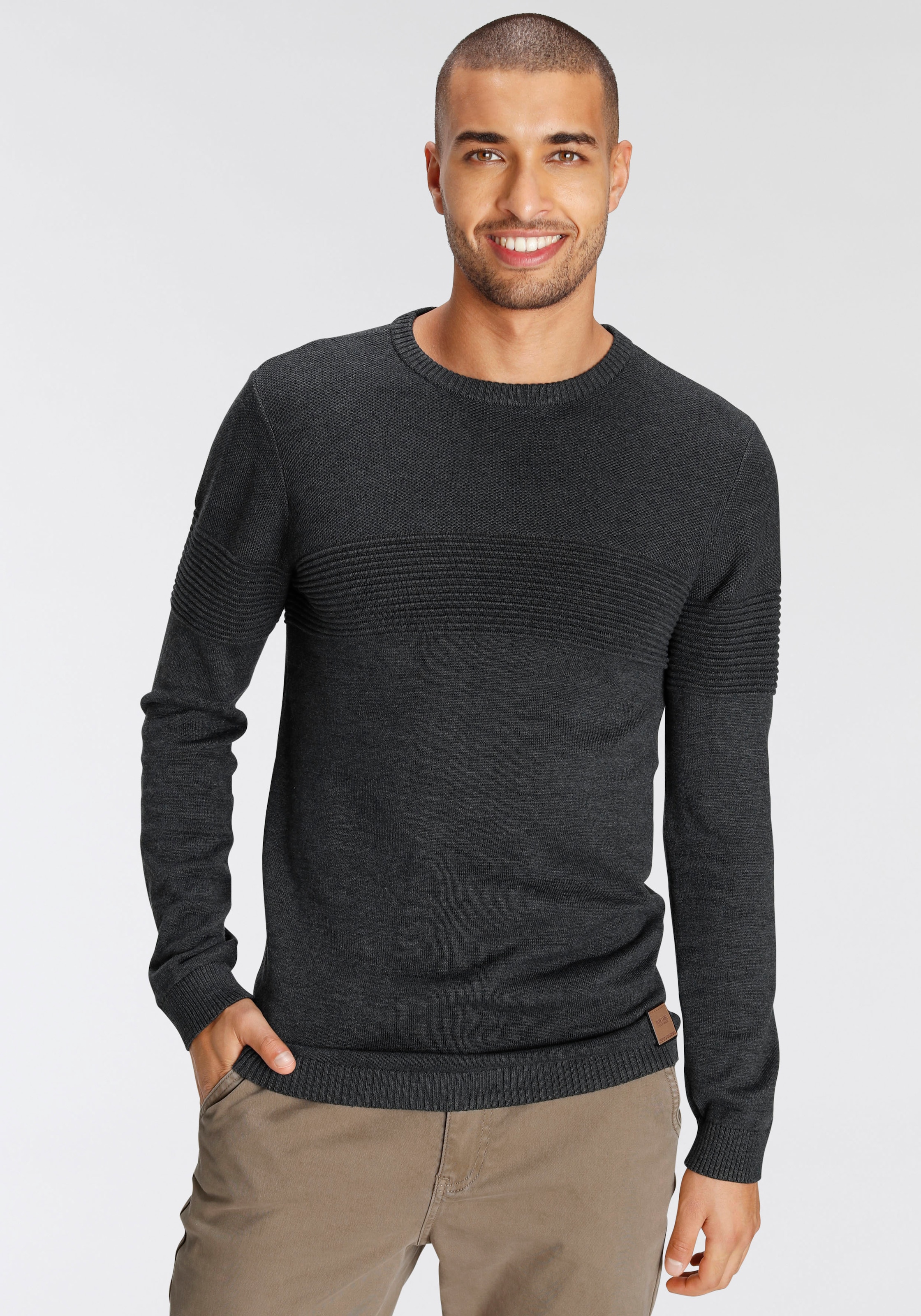 AJC Strickpullover, mit unterschiedlichen Strickmustern