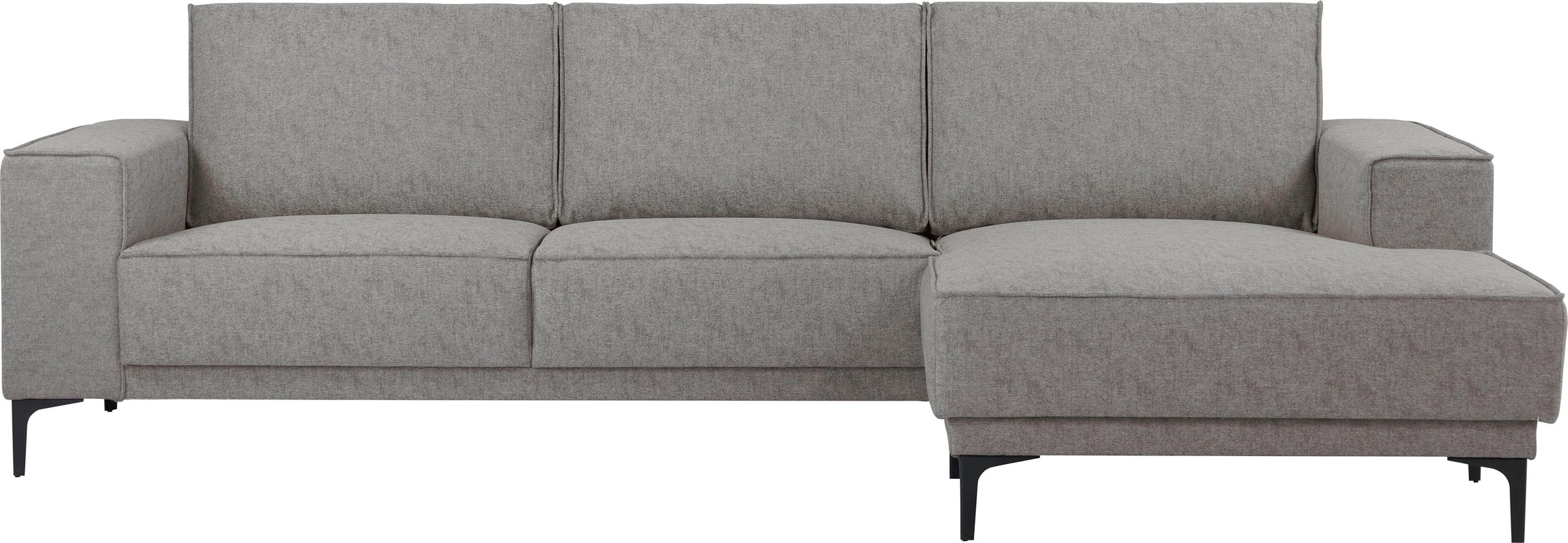 OTTO home Ecksofa "Polsterecke Oland, Struktur, Flachgewebe, Luxus-Microfas günstig online kaufen
