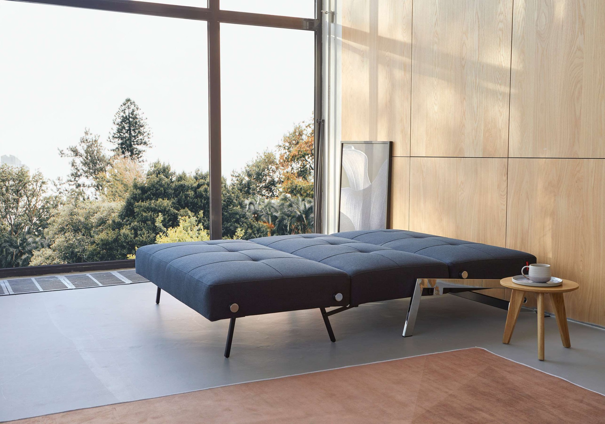 INNOVATION LIVING ™ Schlafsofa »Cubed Klappsofa, hochwertige Schlaffunktion, Design und extra Komfort«, Frontauszug, sehr platzsparend, abgewinkelt Sitzen, waagerecht liegen