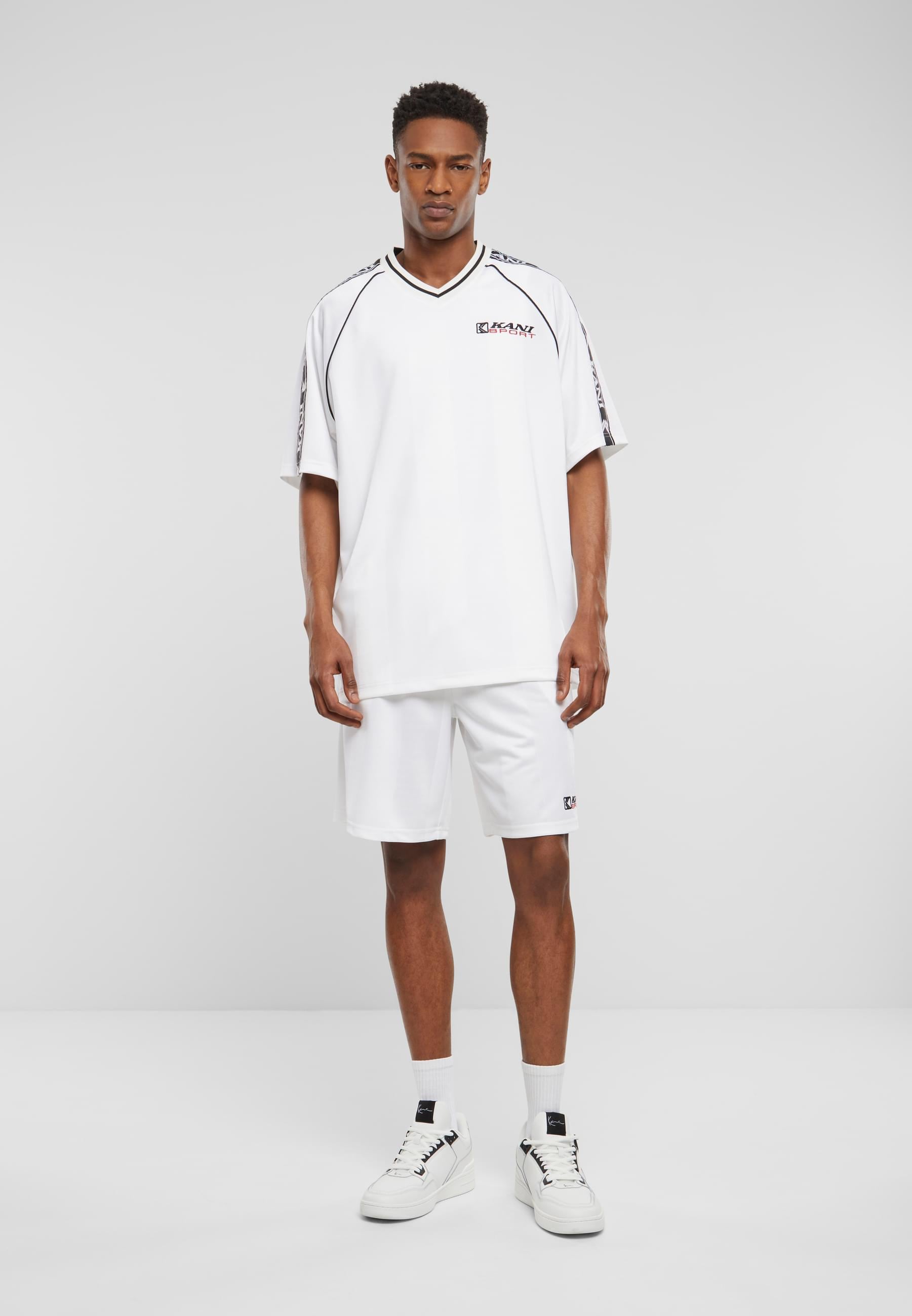 Karl Kani Shorts »Karl Kani Herren Karl Kani Sports Shadow Stripe Shorts«, (1 tlg.)