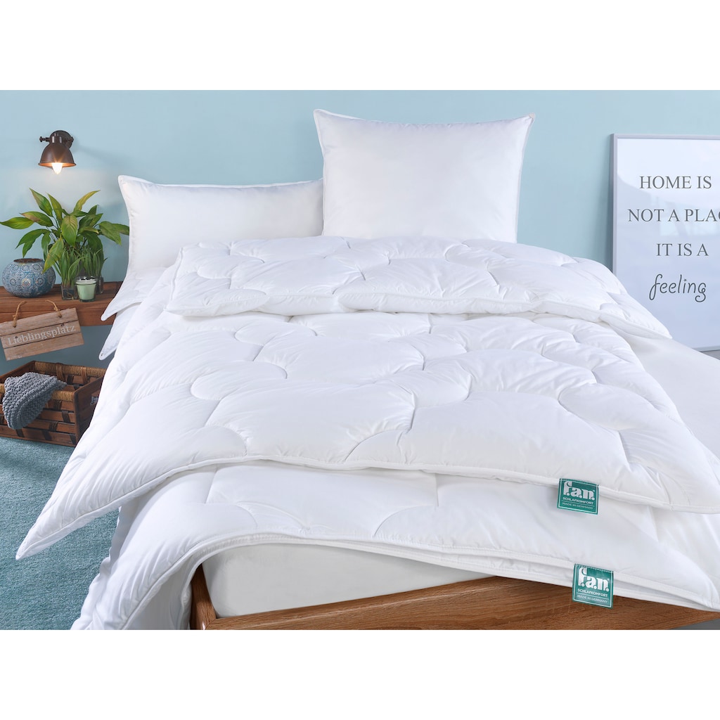f.a.n. Schlafkomfort Kunstfaserkopfkissen »Texas«, Füllung: 100% Polyester, Bezug: 100% Baumwolle, (1 St.)