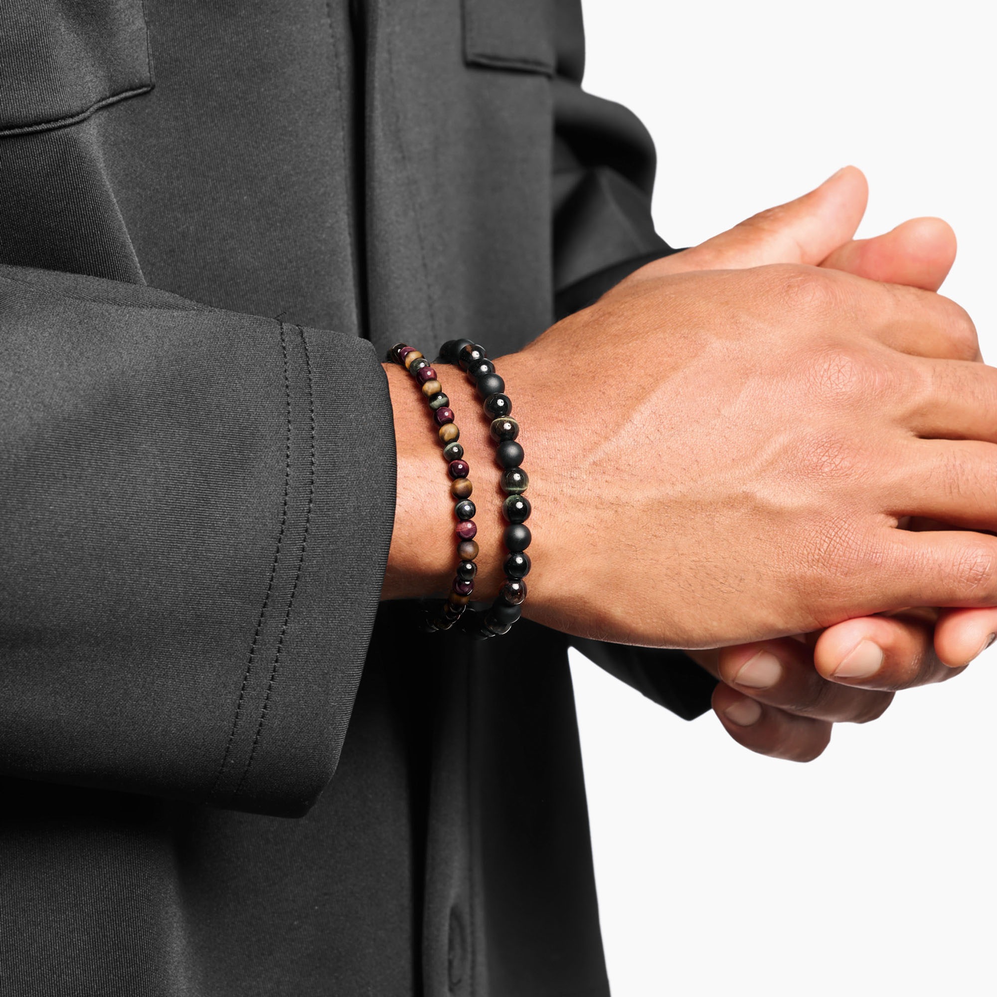 THOMAS SABO Armband »Talisman-Armband, A2183-826-7-L19,L21«, mit Tigerauge