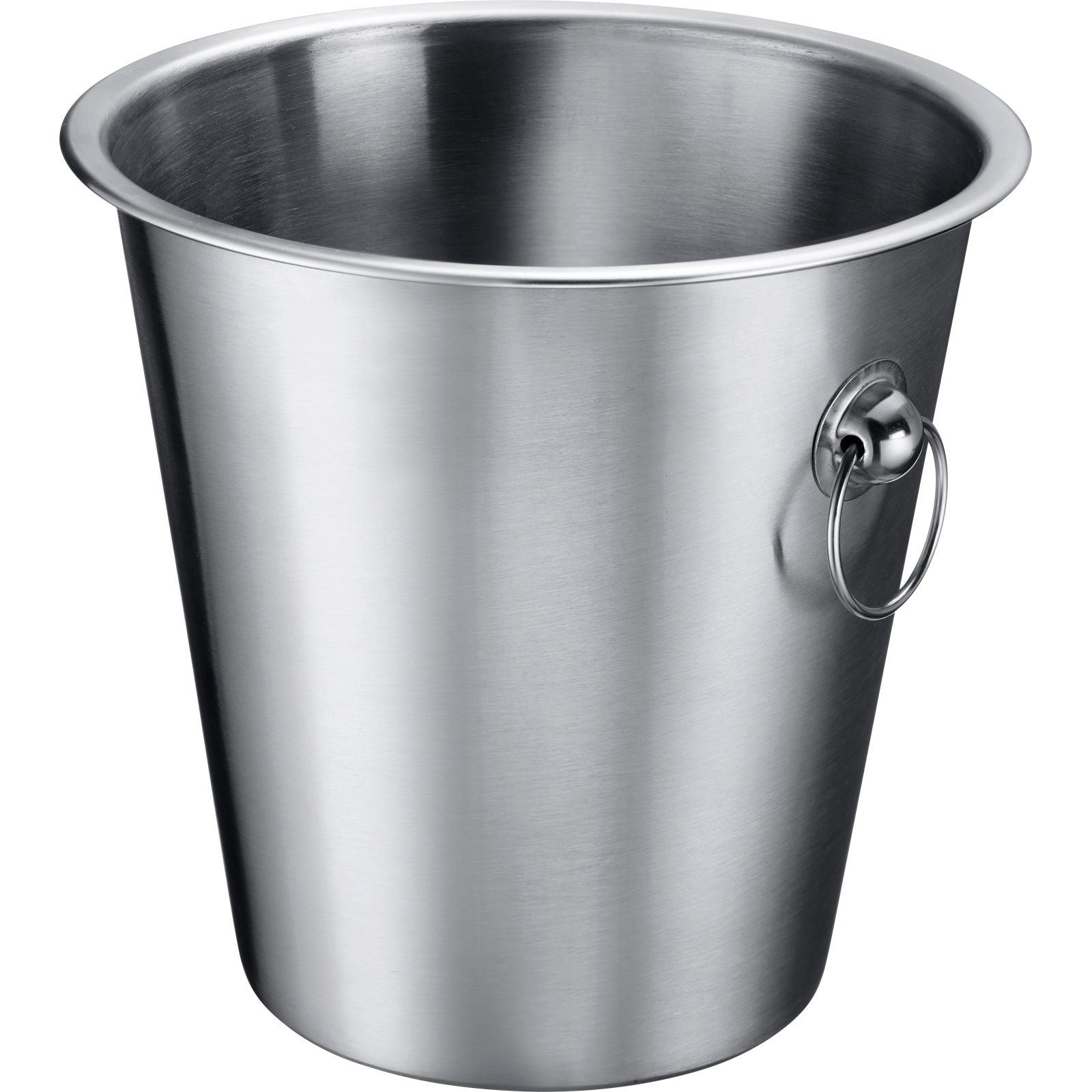Eiseimer WESTMARK "Flaschenkühler, 4,5 l", silber (silberfarben), B:22,1cm H:20,1cm T:22,1cm, Edelstahl, Eiskübel, rostfrei, mit Tragegriffen, 5 Jahre