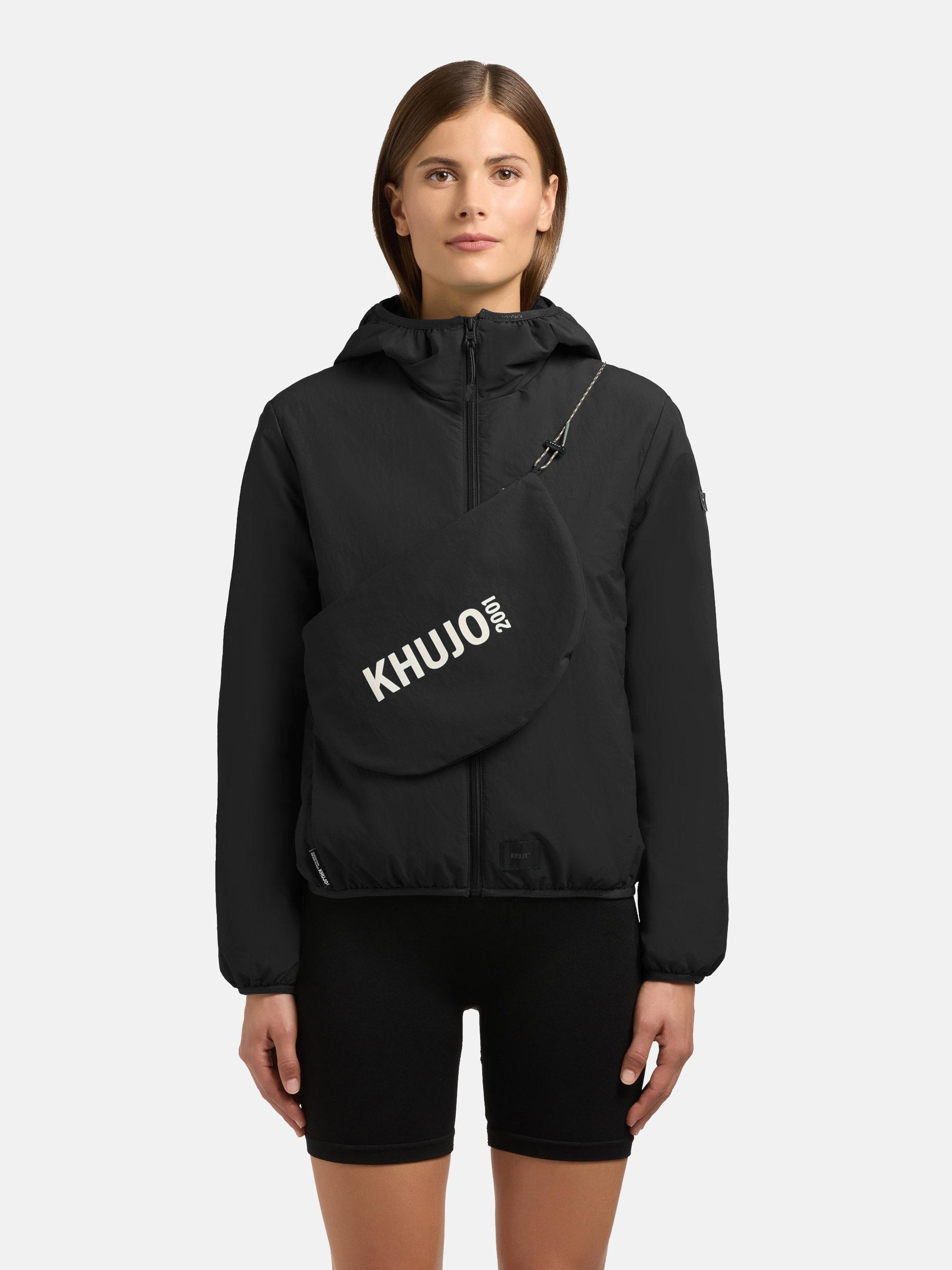 khujo Outdoorjacke "Shelly2" 2 Stk. tlg. mit Kapuze packbare Damen Übergangsjacke mit Tasche